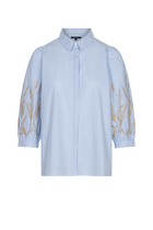 Kima Blouse Licht Blauw Streep