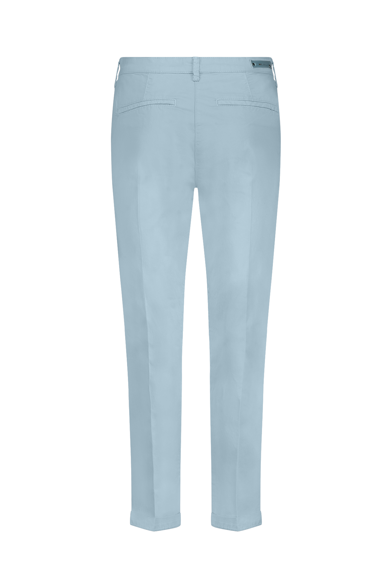 Chino Turn Up Broek Licht Blauw