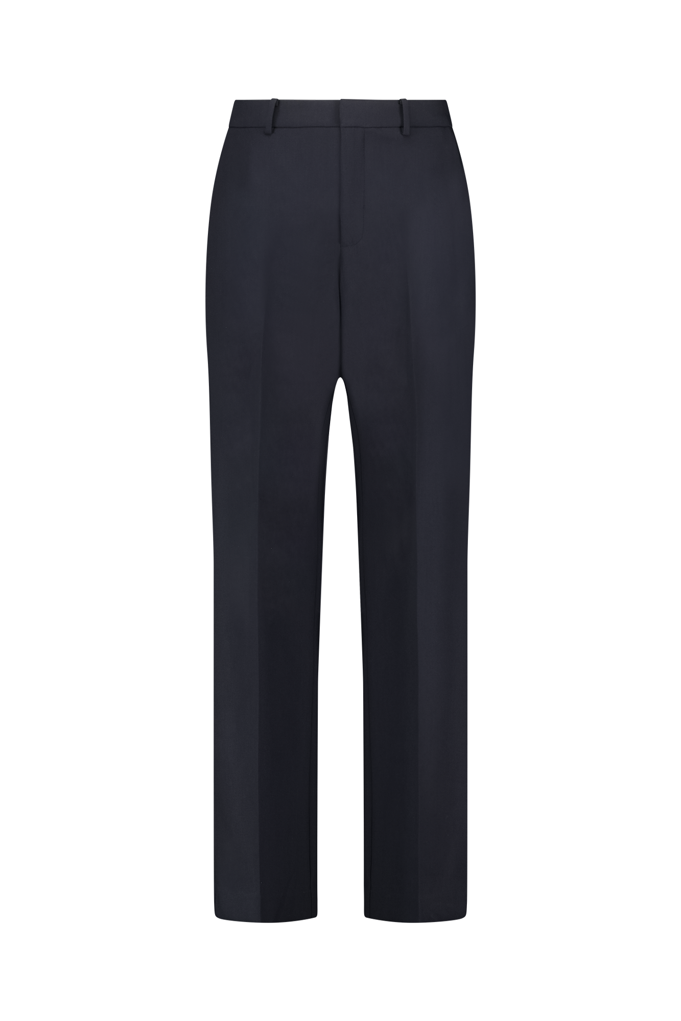 Wide Leg Broek Marine-navy