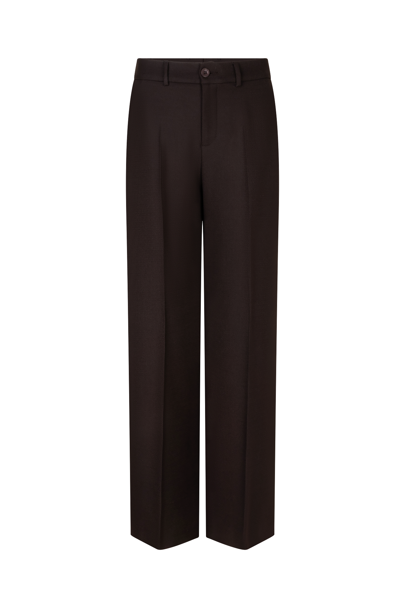 Puk Pantalon Donker Bruin
