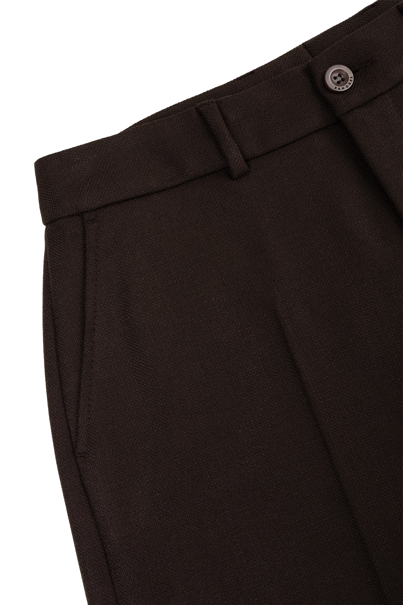 Puk Pantalon Donker Bruin