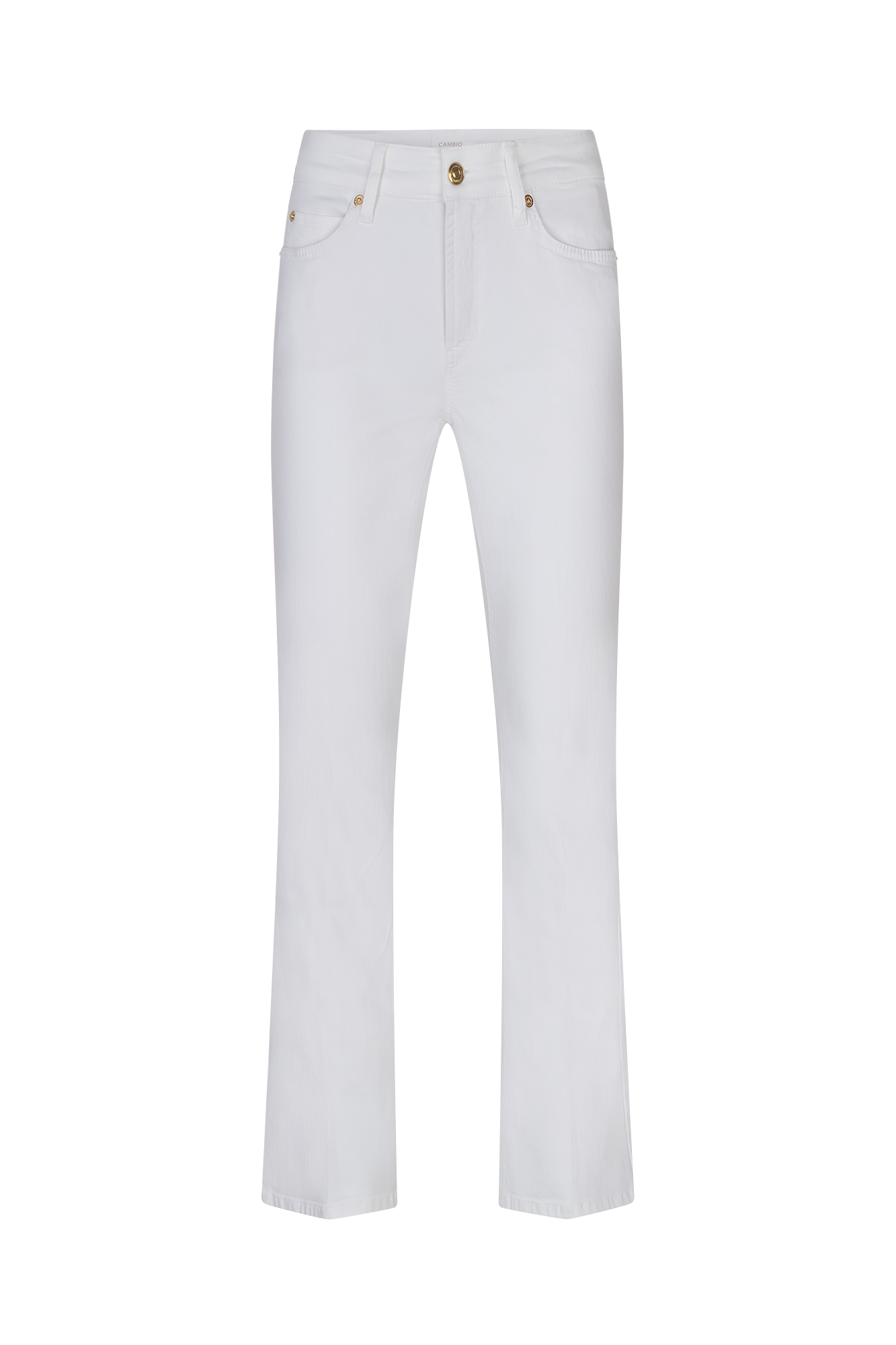 Paris Pantalon Évasé Blanc