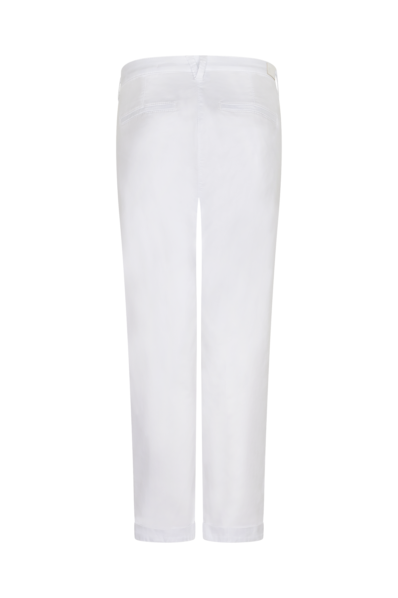 Chino Turn Up Pants White