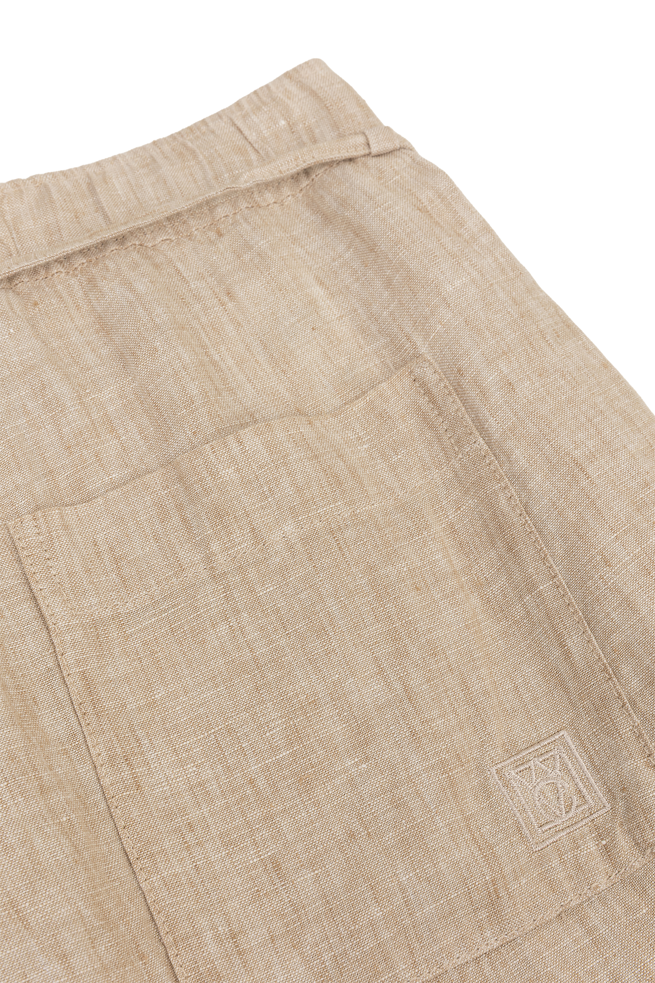 Chiara Pantalon Linnen Beige