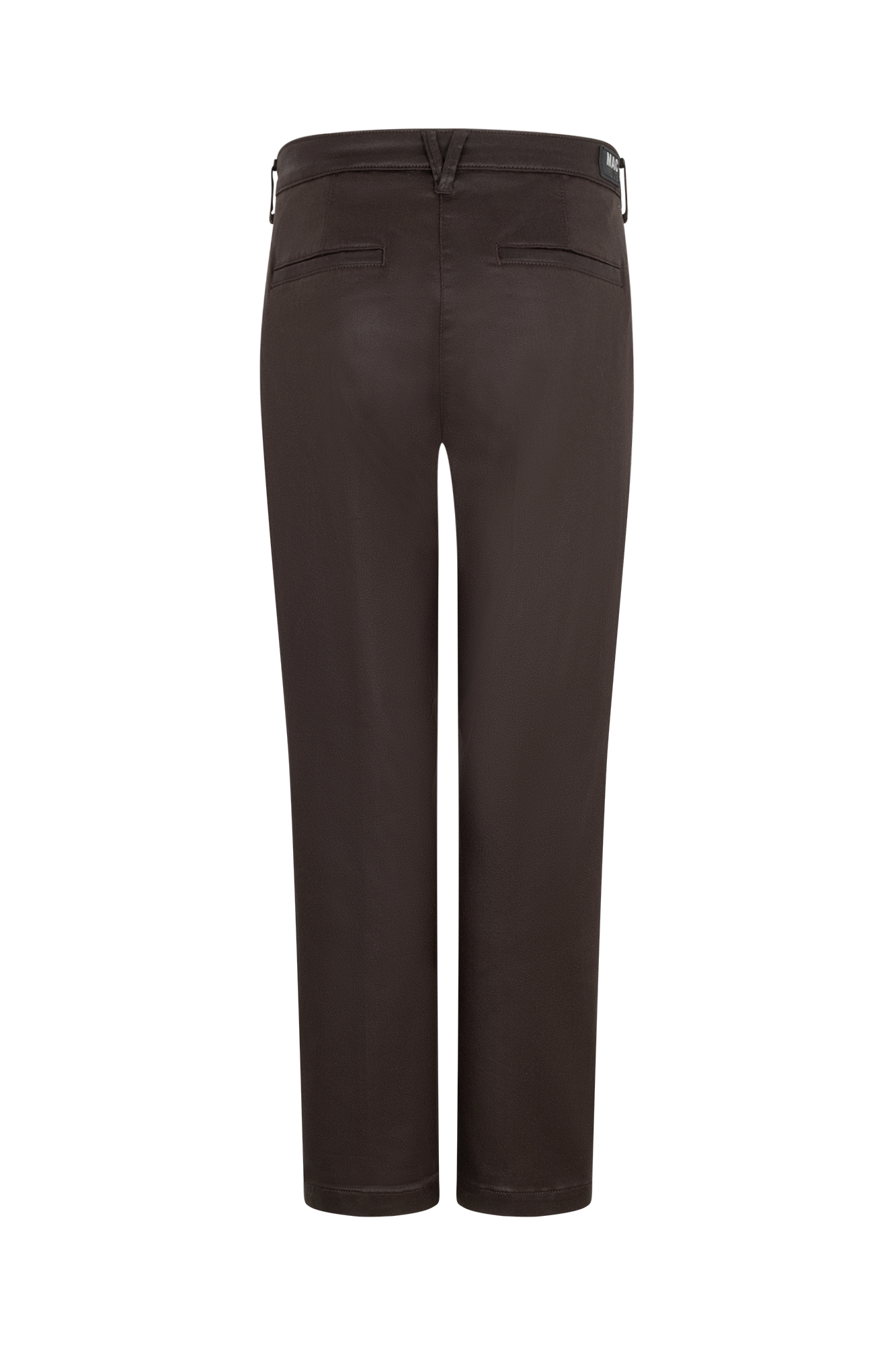 Coated Chino Broek Bruin
