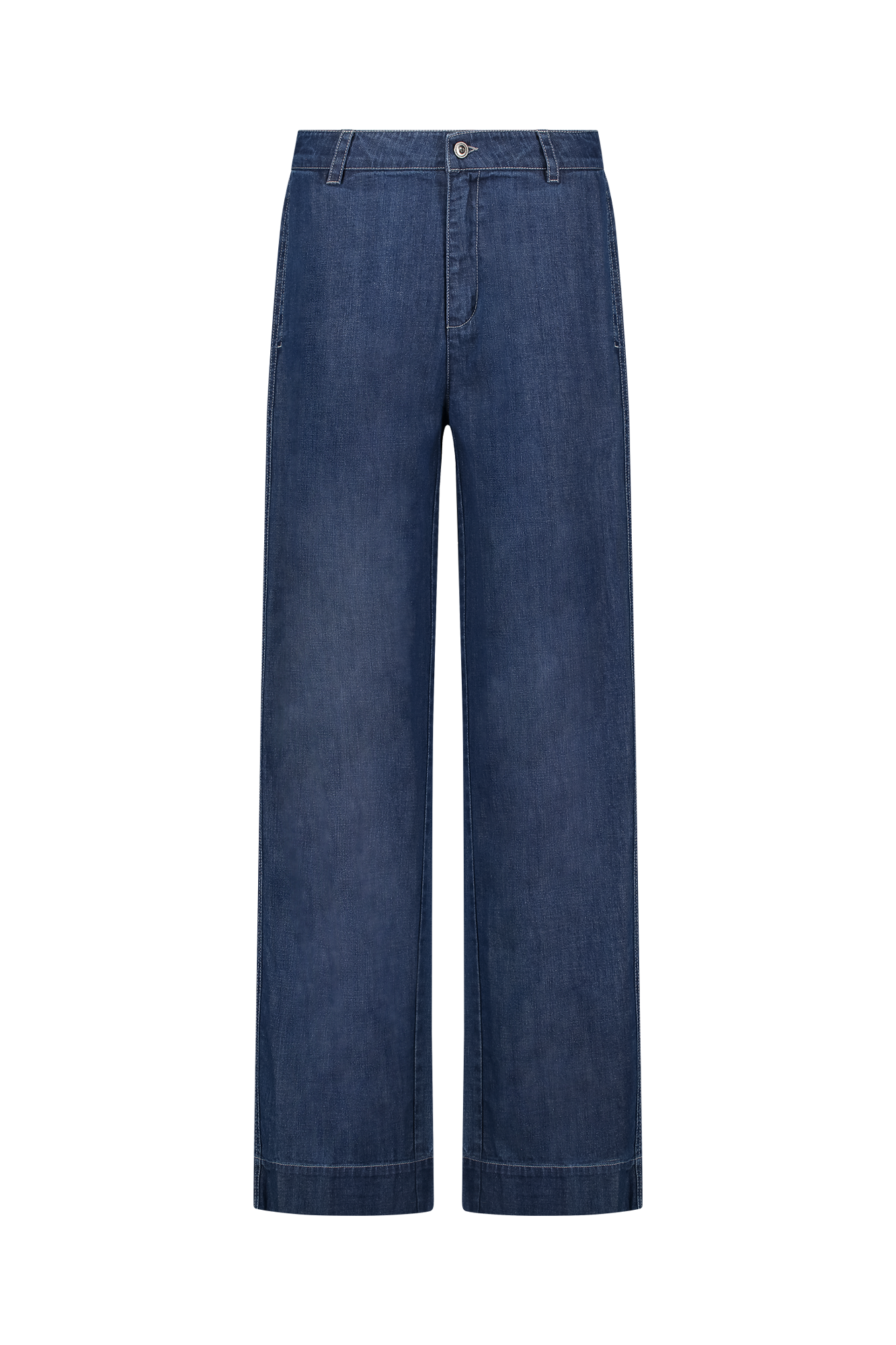 Denim Broek Blauw Wash