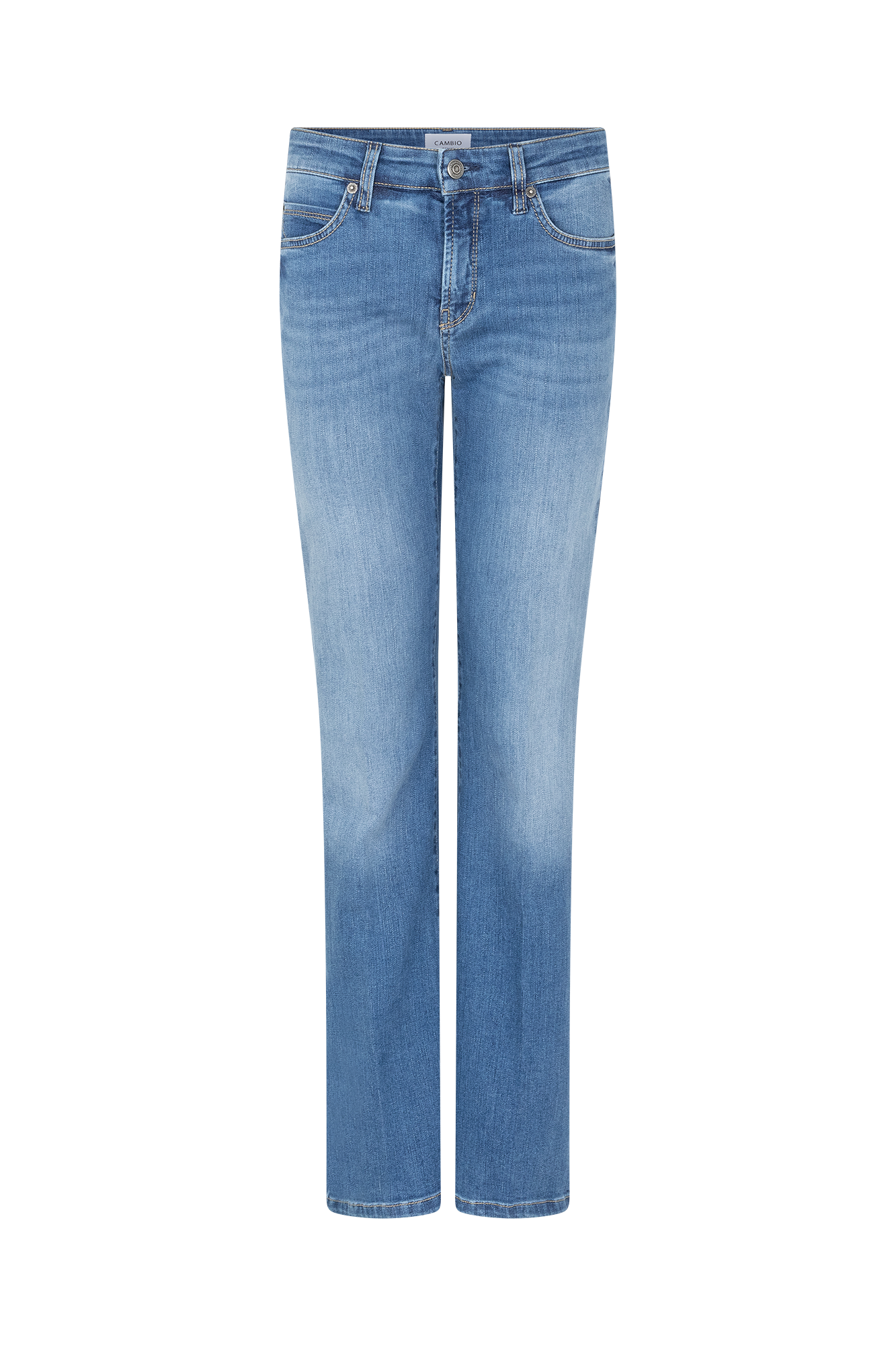 Paris Flared Auth. Denim Blauw Wash