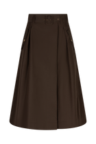 Nela Jupe Marron Foncé