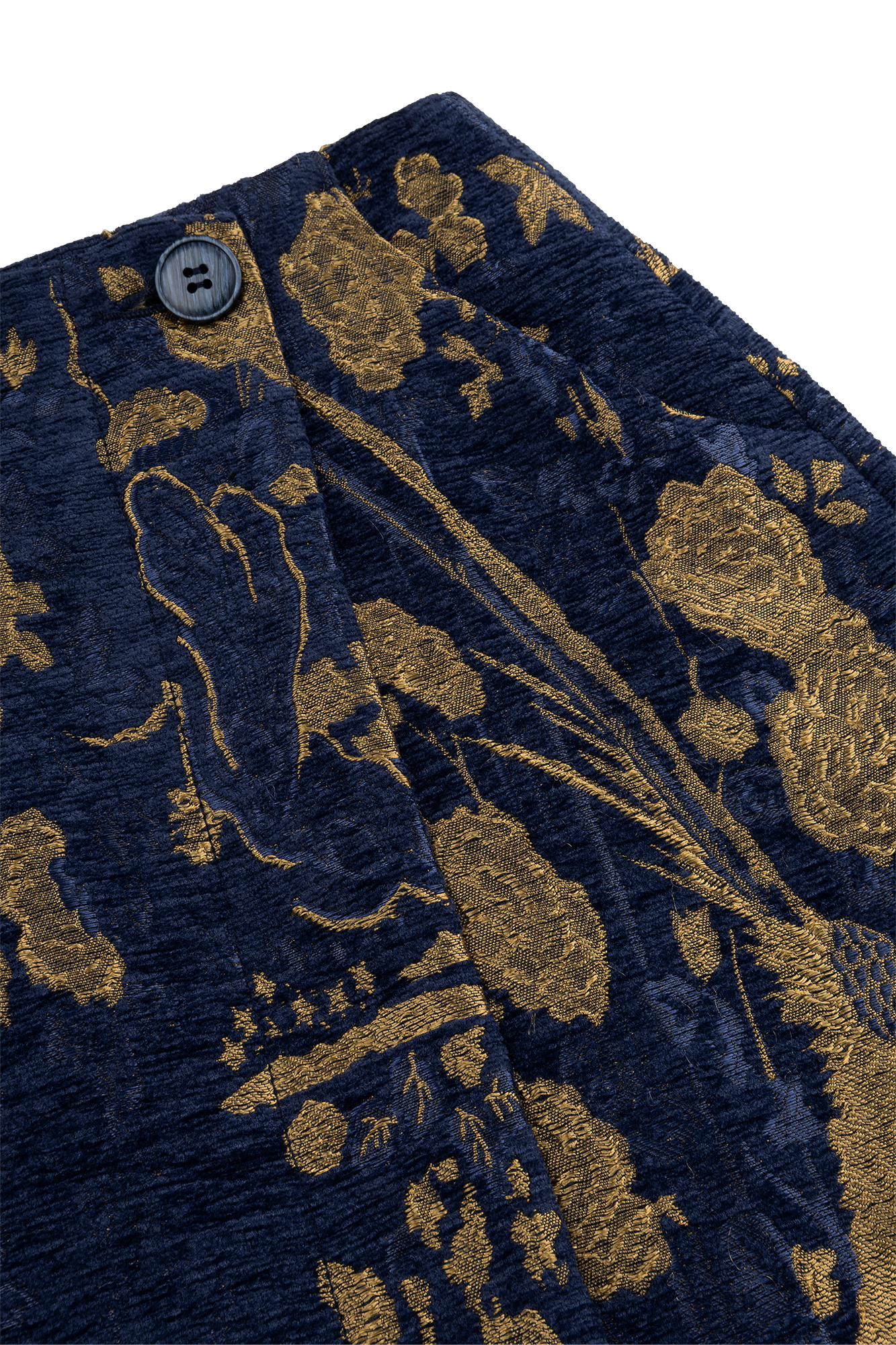 Renate Jupe Marine-navy Print