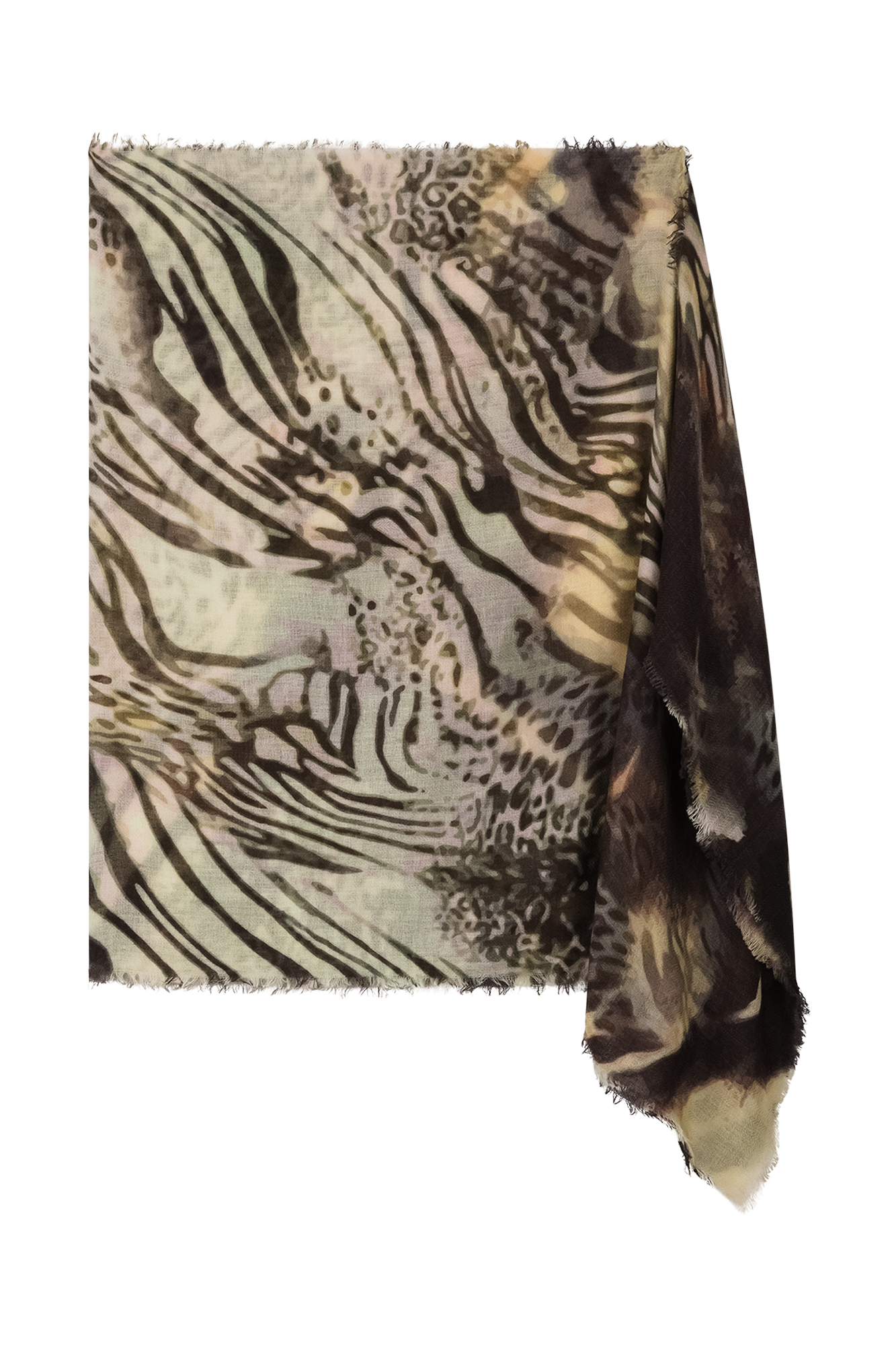 Faith Shawl Zwart Print