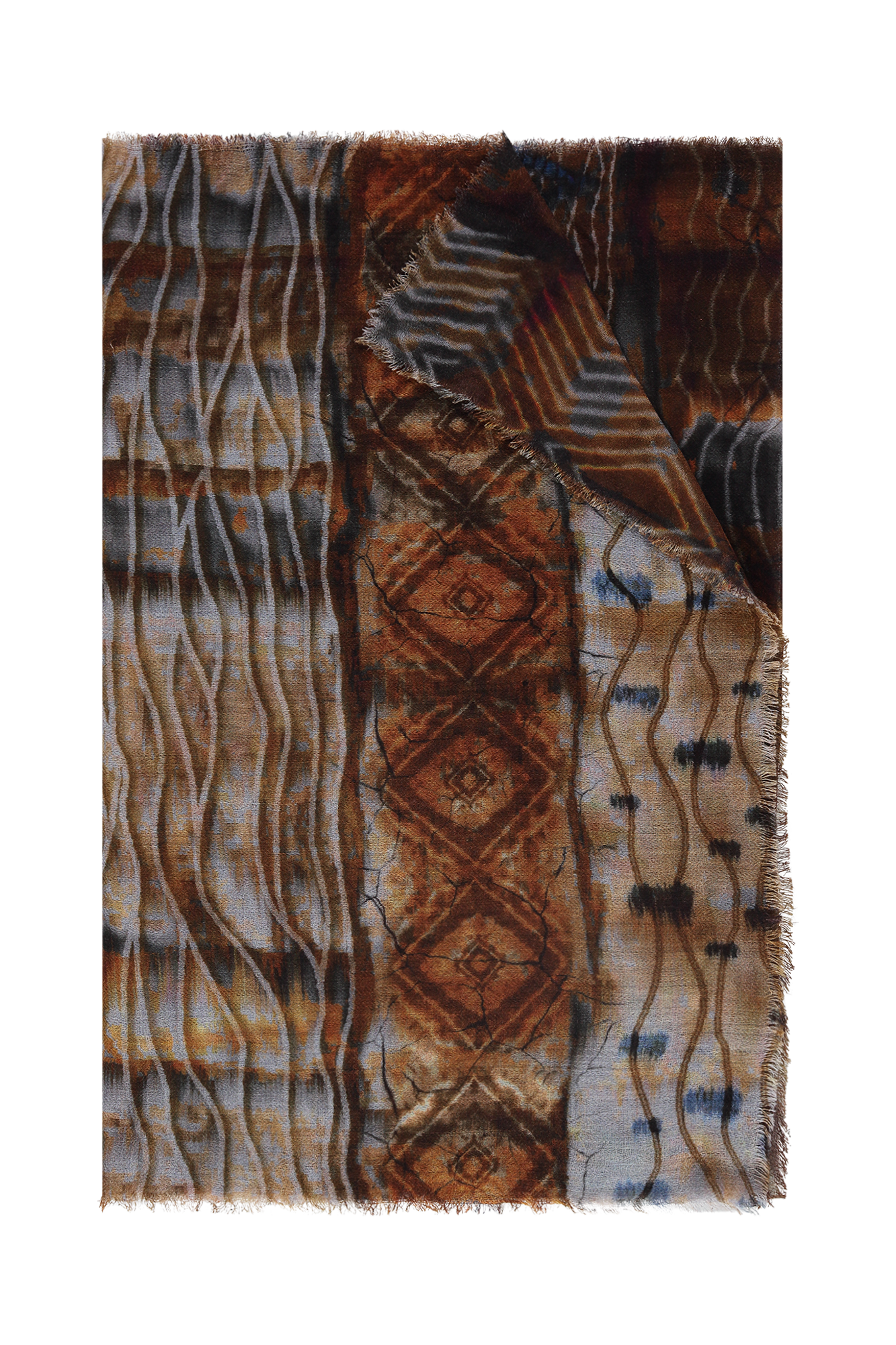 Faylin Shawl Geel Print