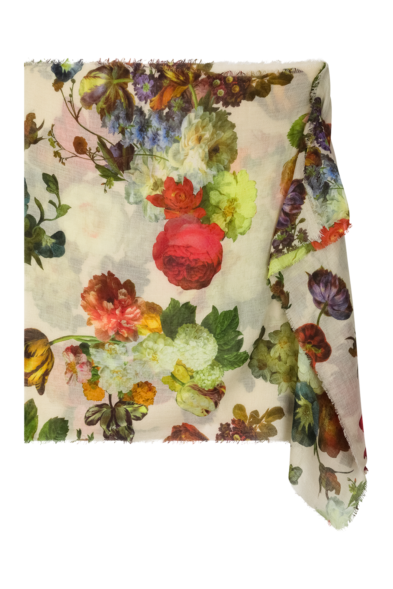 Finley Shawl Off-white Print