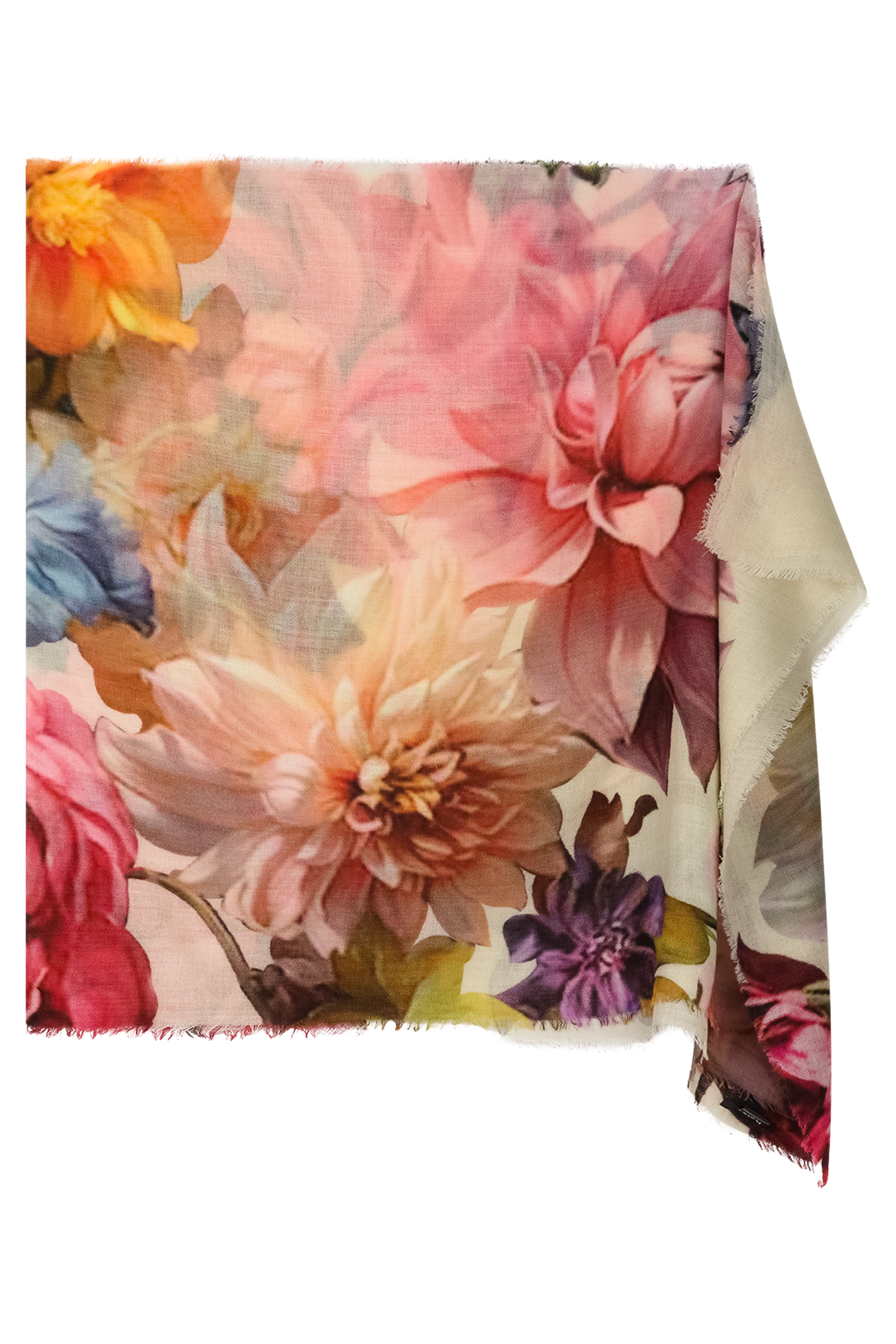 Fleurine Shawl Off-white Print