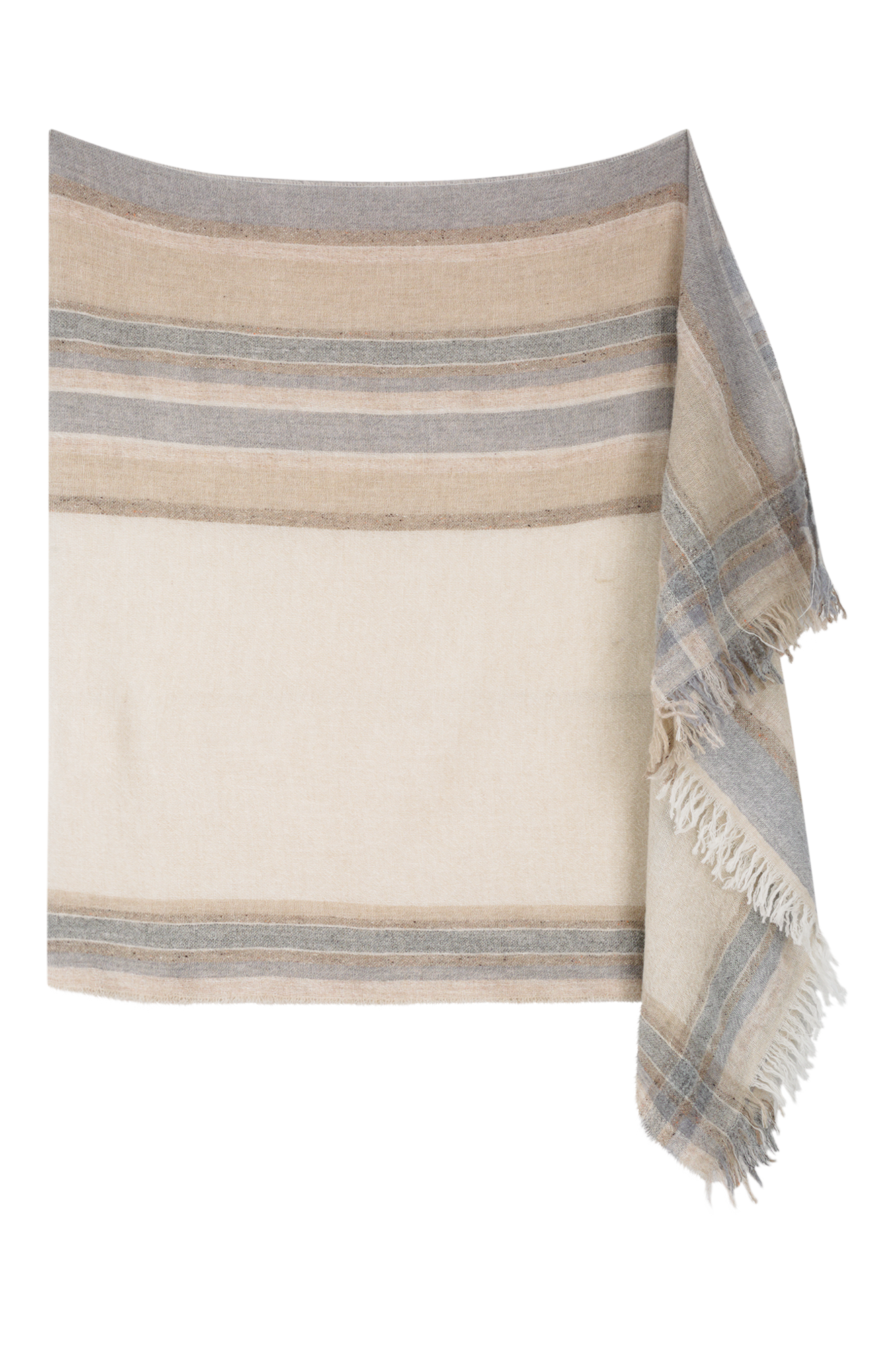 Becky Shawl Grijs Print