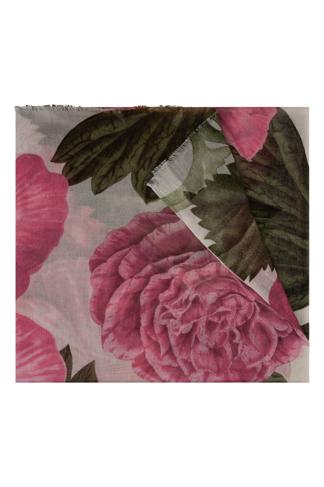 Gitte Shawl Pink Print