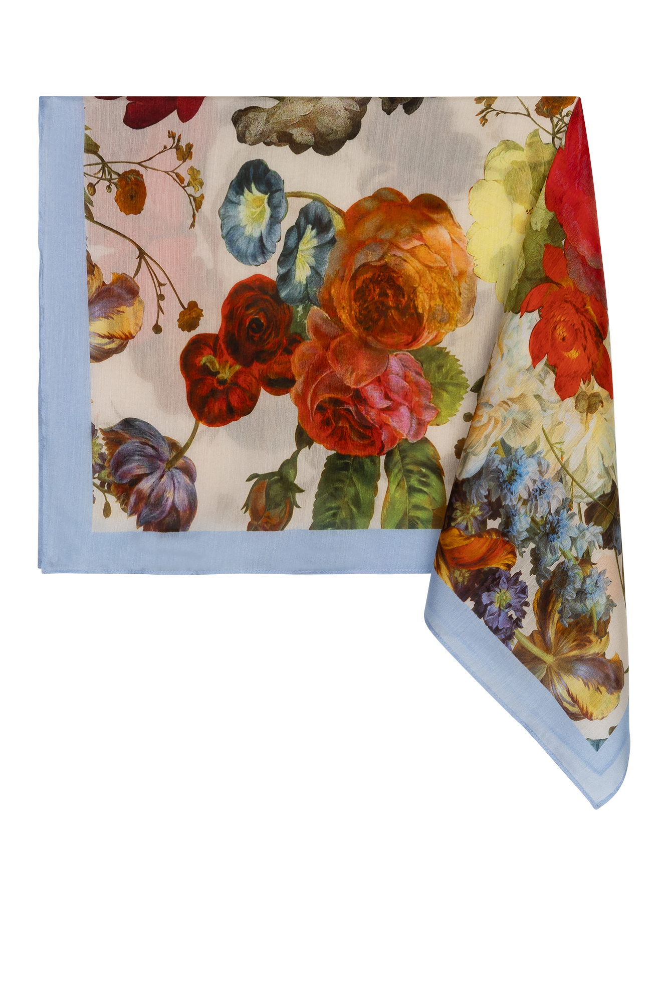 Giana Shawl Blauw Print