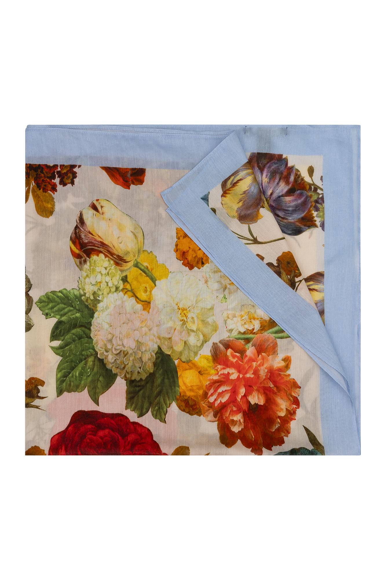 Giana Shawl Blauw Print