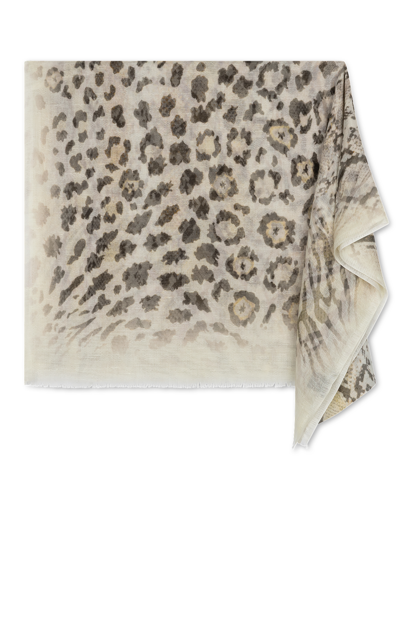 Geeke Shawl Zand Print