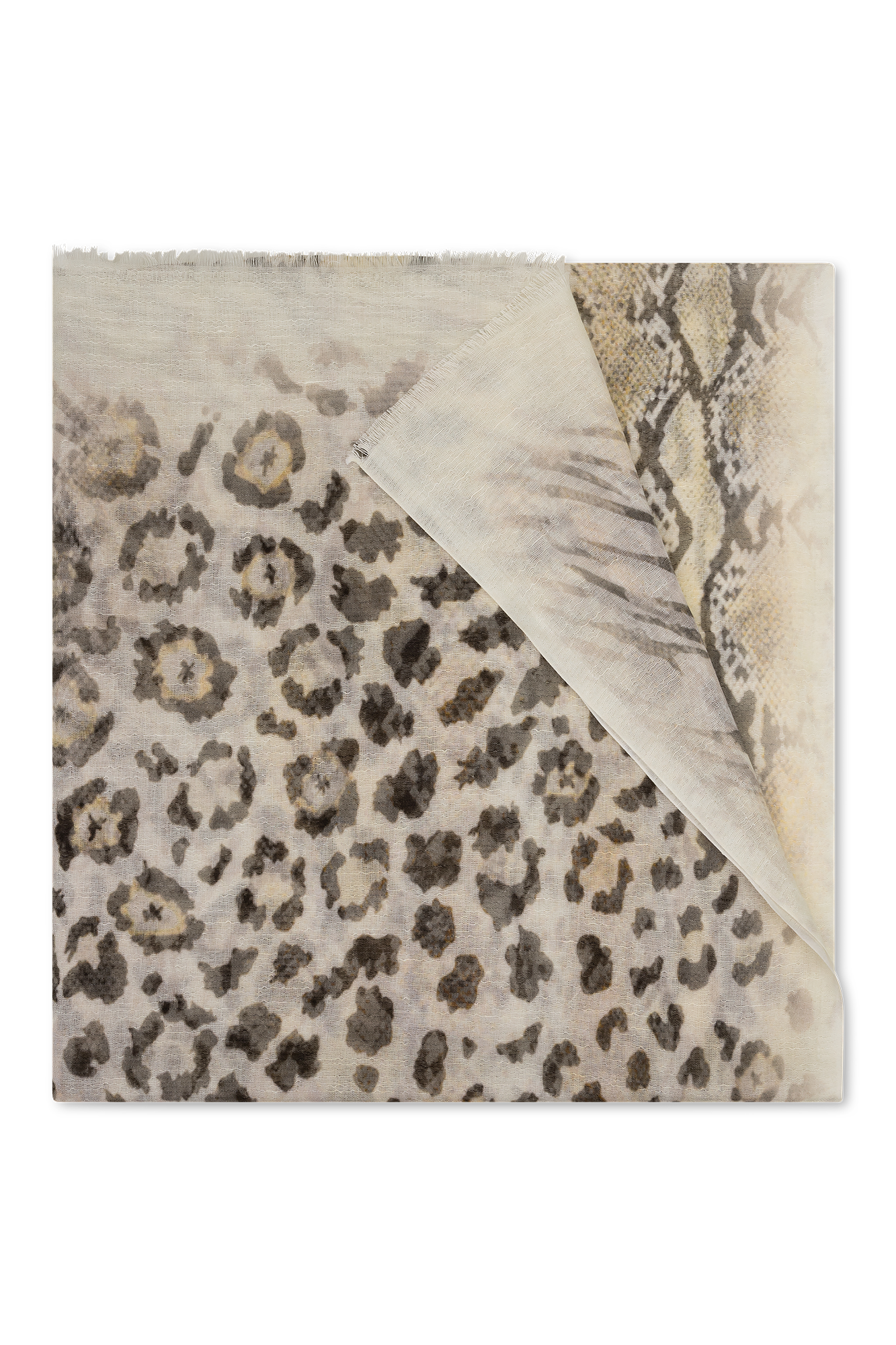 Geeke Shawl Zand Print