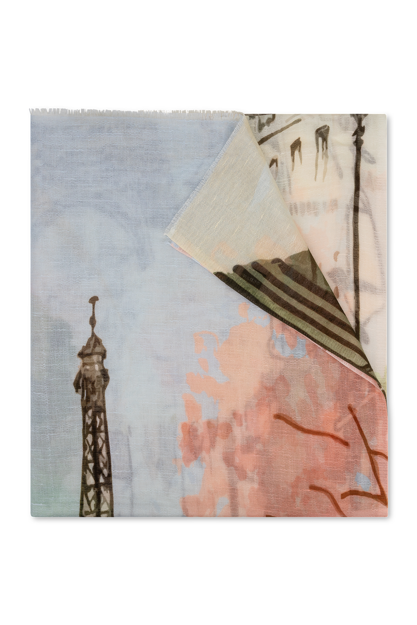 Gilou Shawl Blue Print