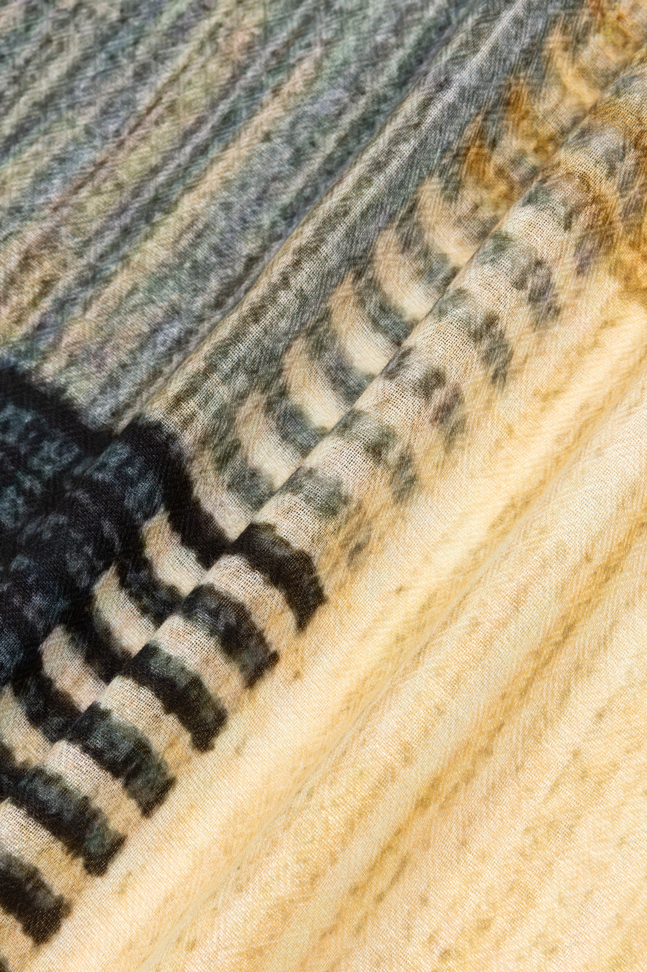 Hilde Shawl Imprimé Bleu