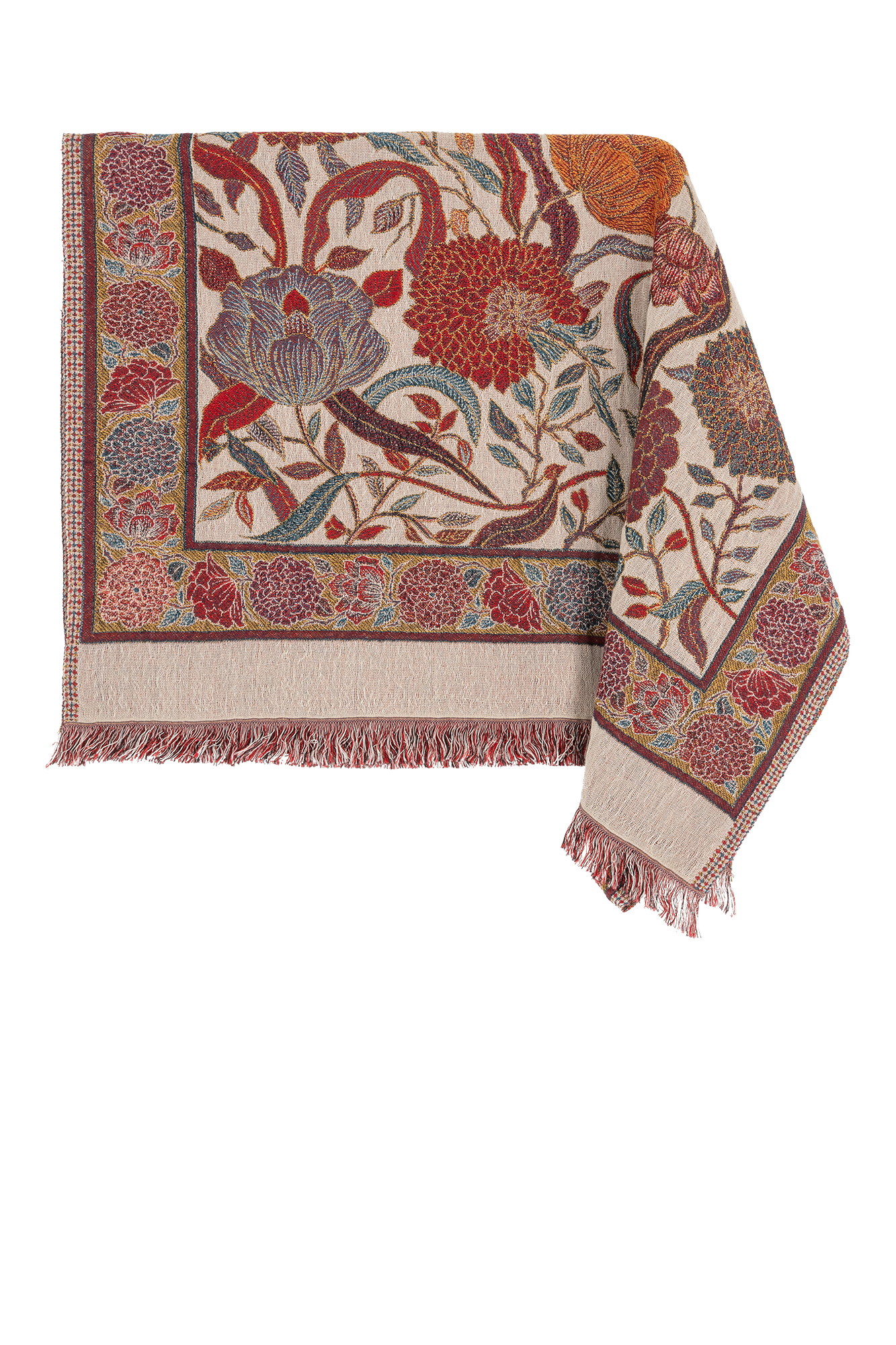 Hinte Shawl Roze Print