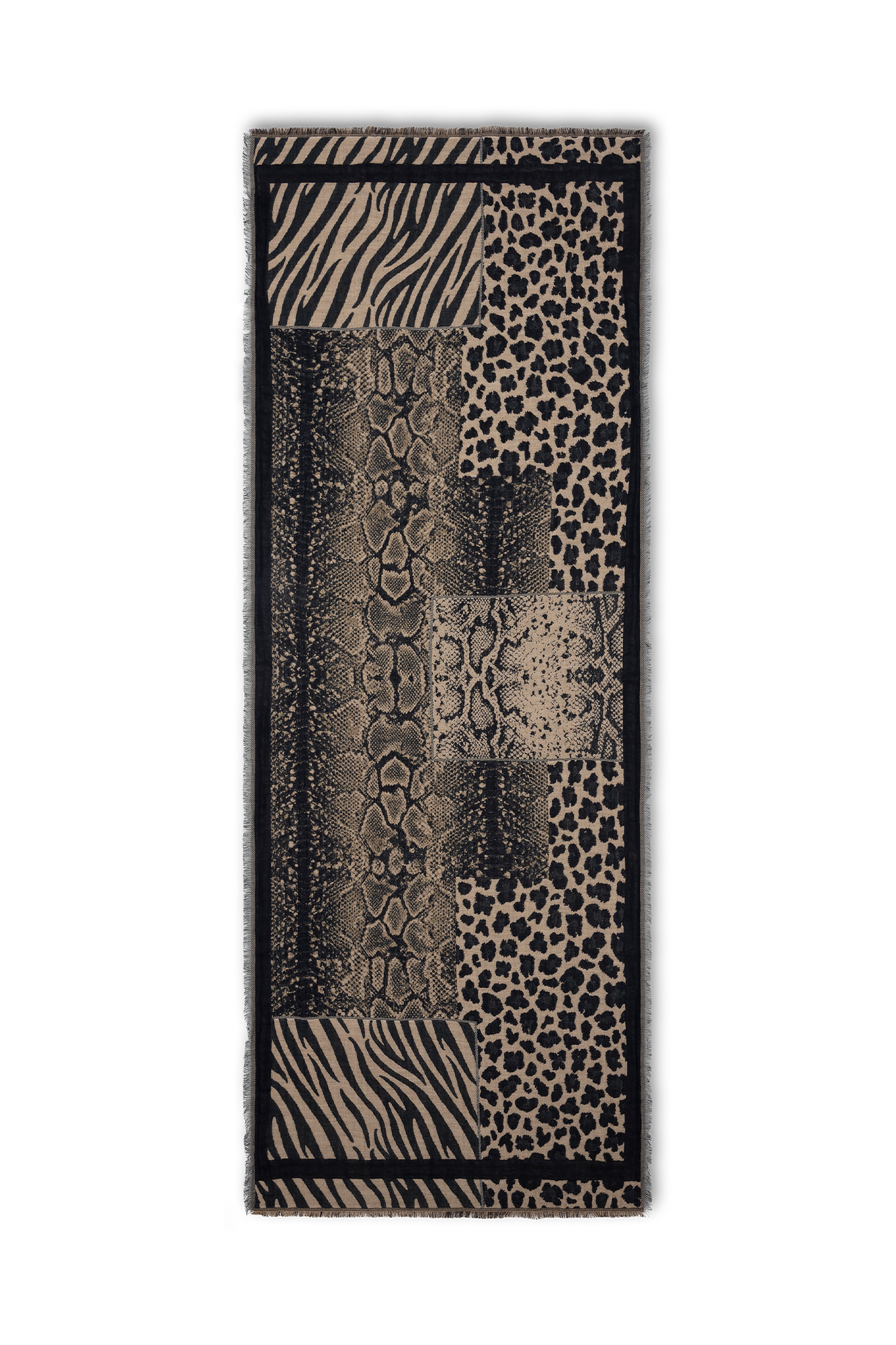 Hella Shawl Zand Print
