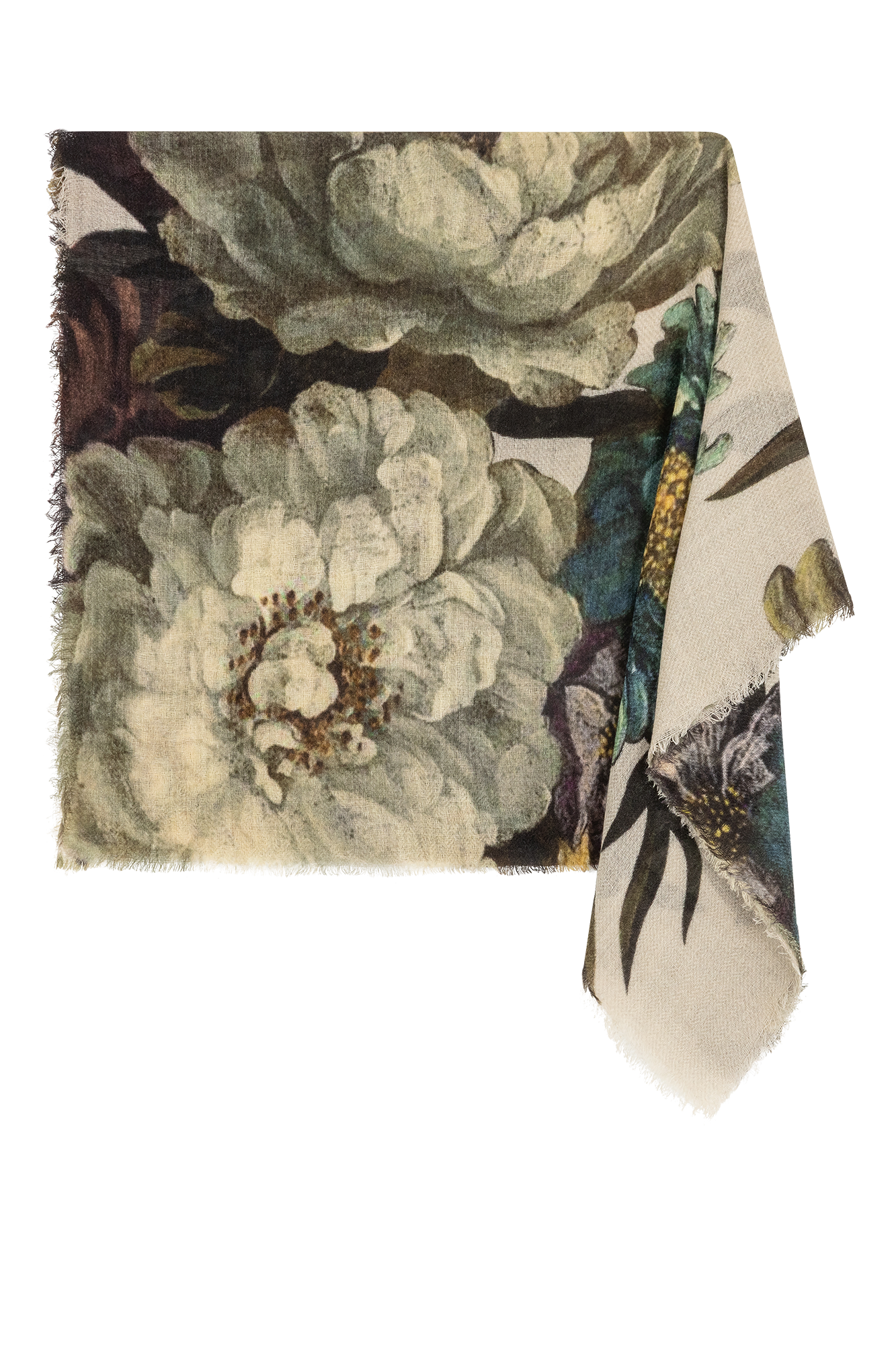Hanneke Shawl Imprimé off-white