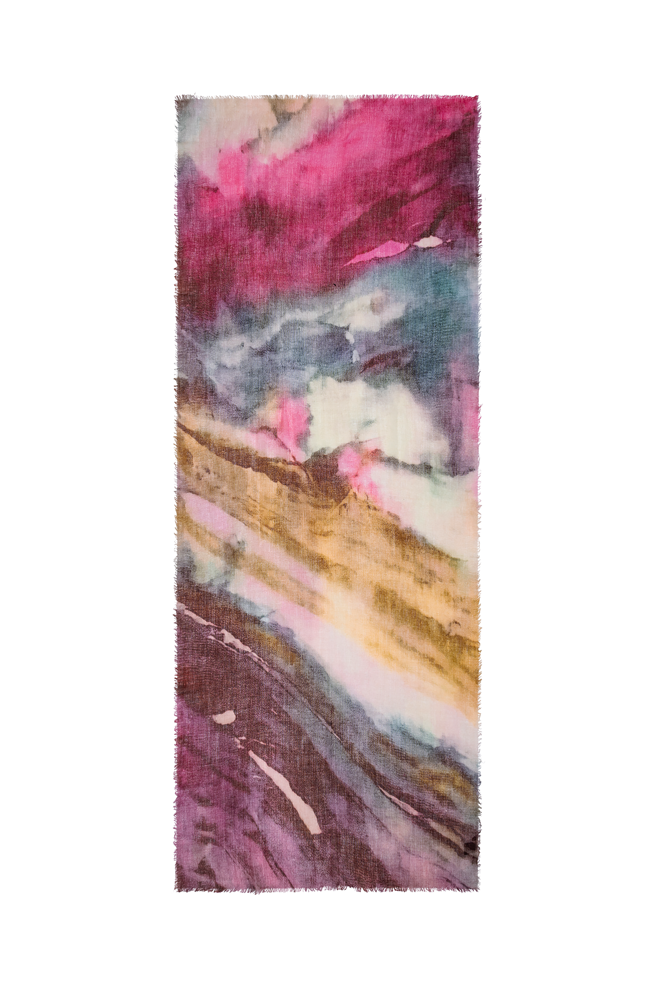 Helena Shawl Pink Print
