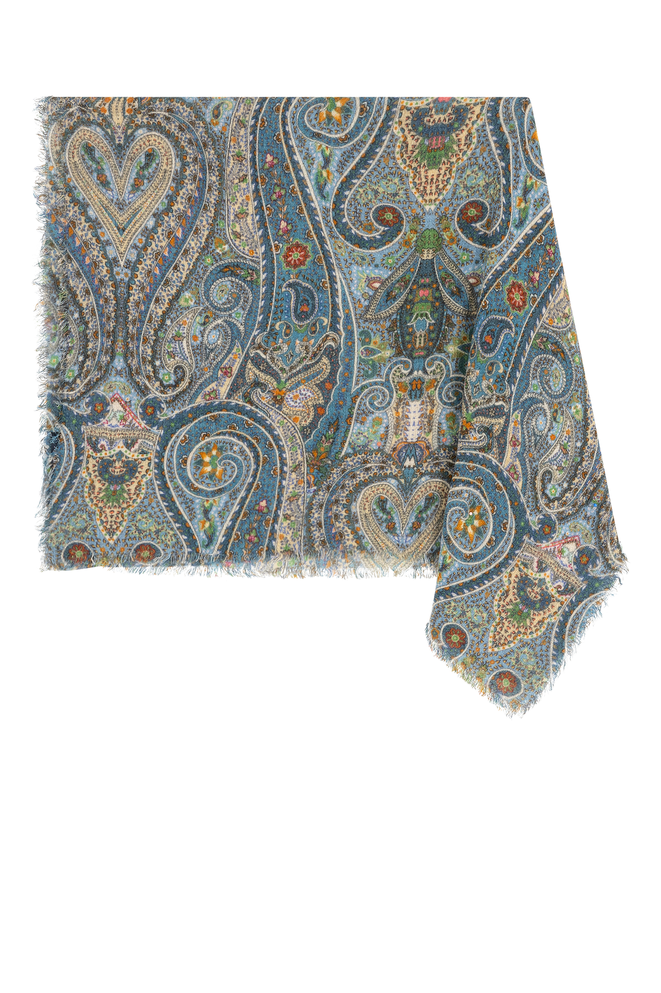 Hieke Shawl Blue Print
