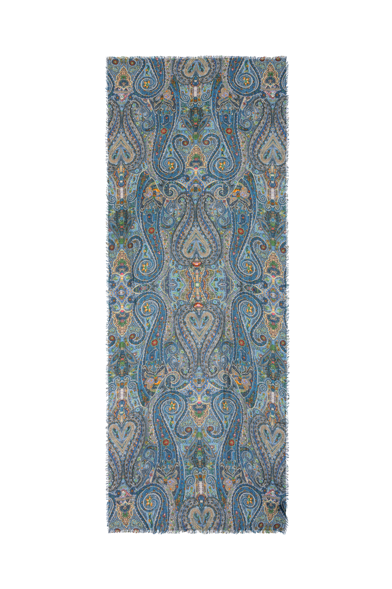Hieke Shawl Blue Print