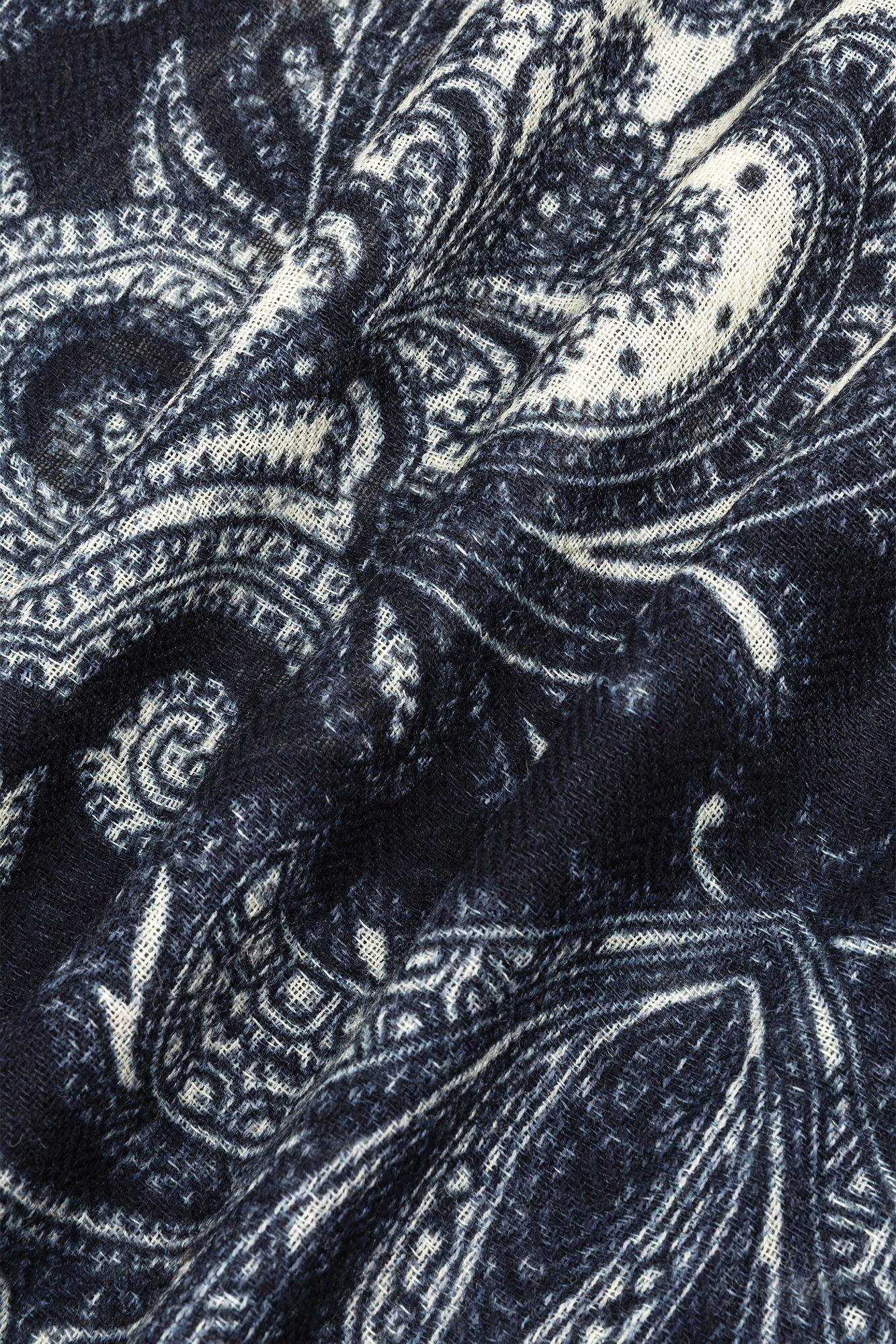 Hansje Shawl Marine-navy Print