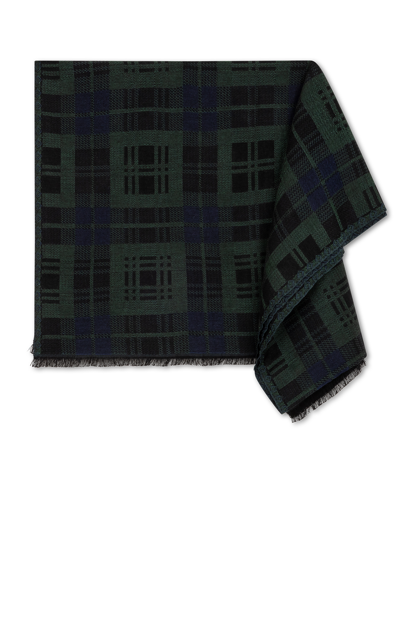 Hinou Shawl Gr Print