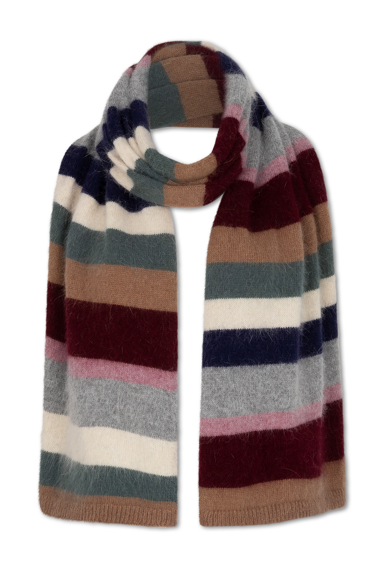 Rora Shawl Off-white Print