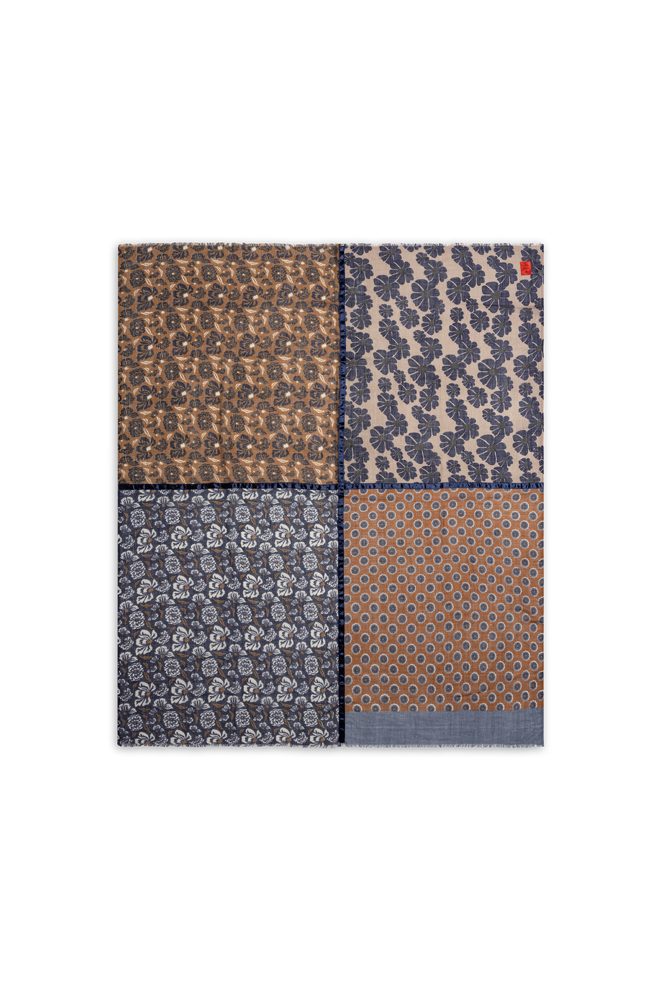 4-vlakken Shawl Zand