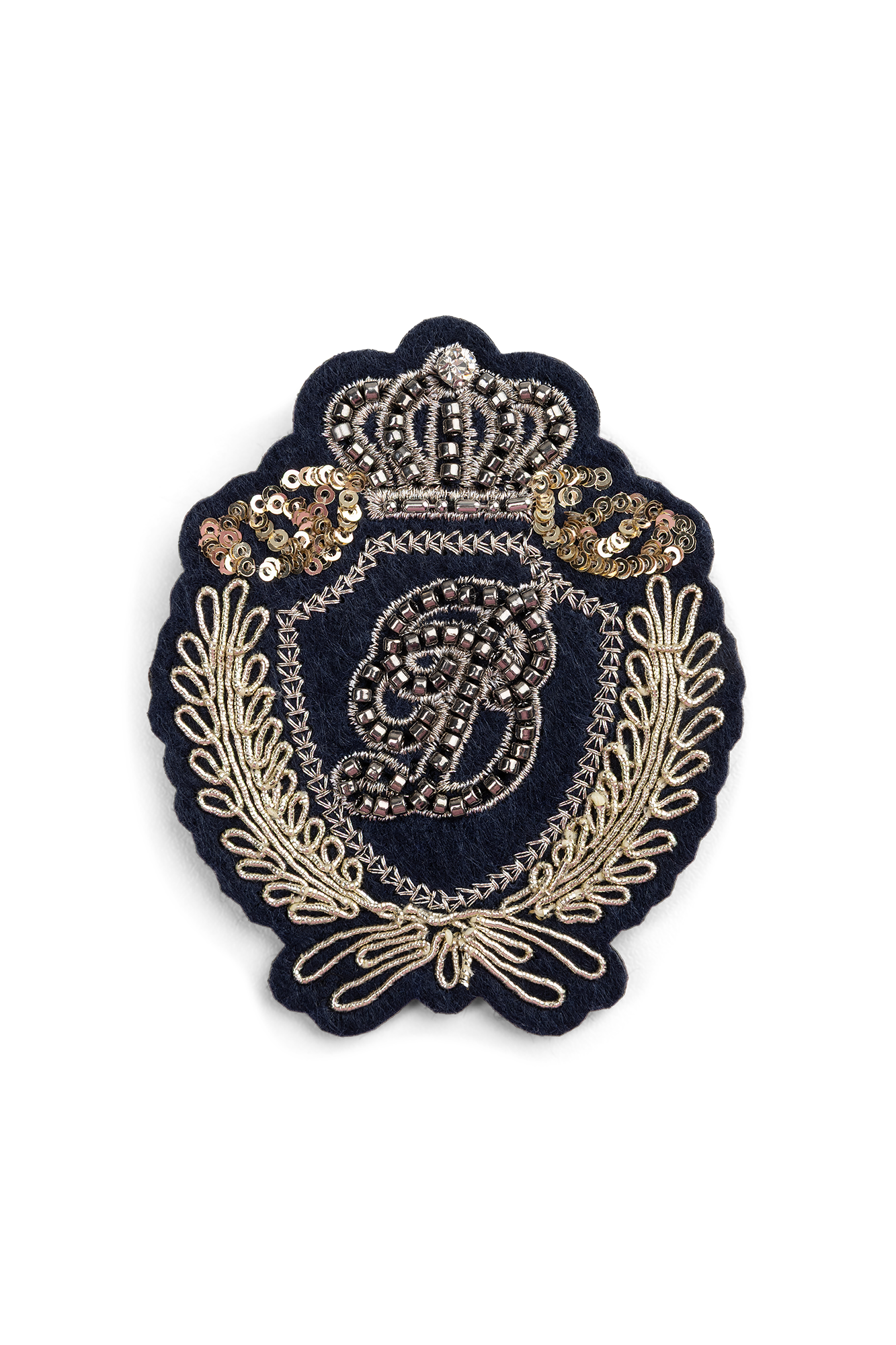Riona Brooch Marine-navy