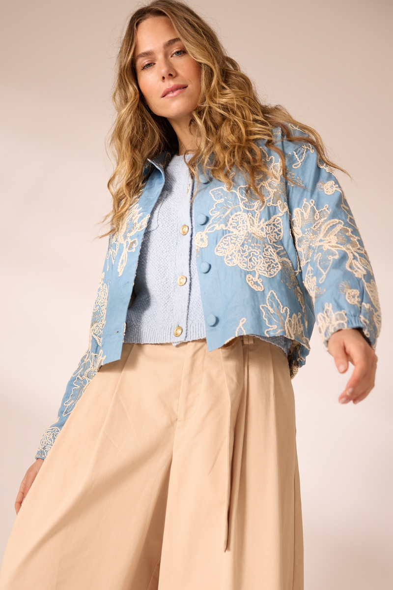 Sylvia Jacket Light Blue