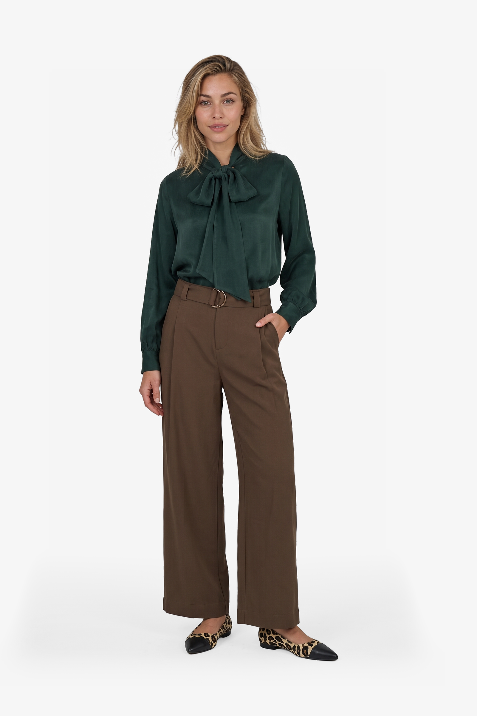 Havanna Blouse Donker Groen