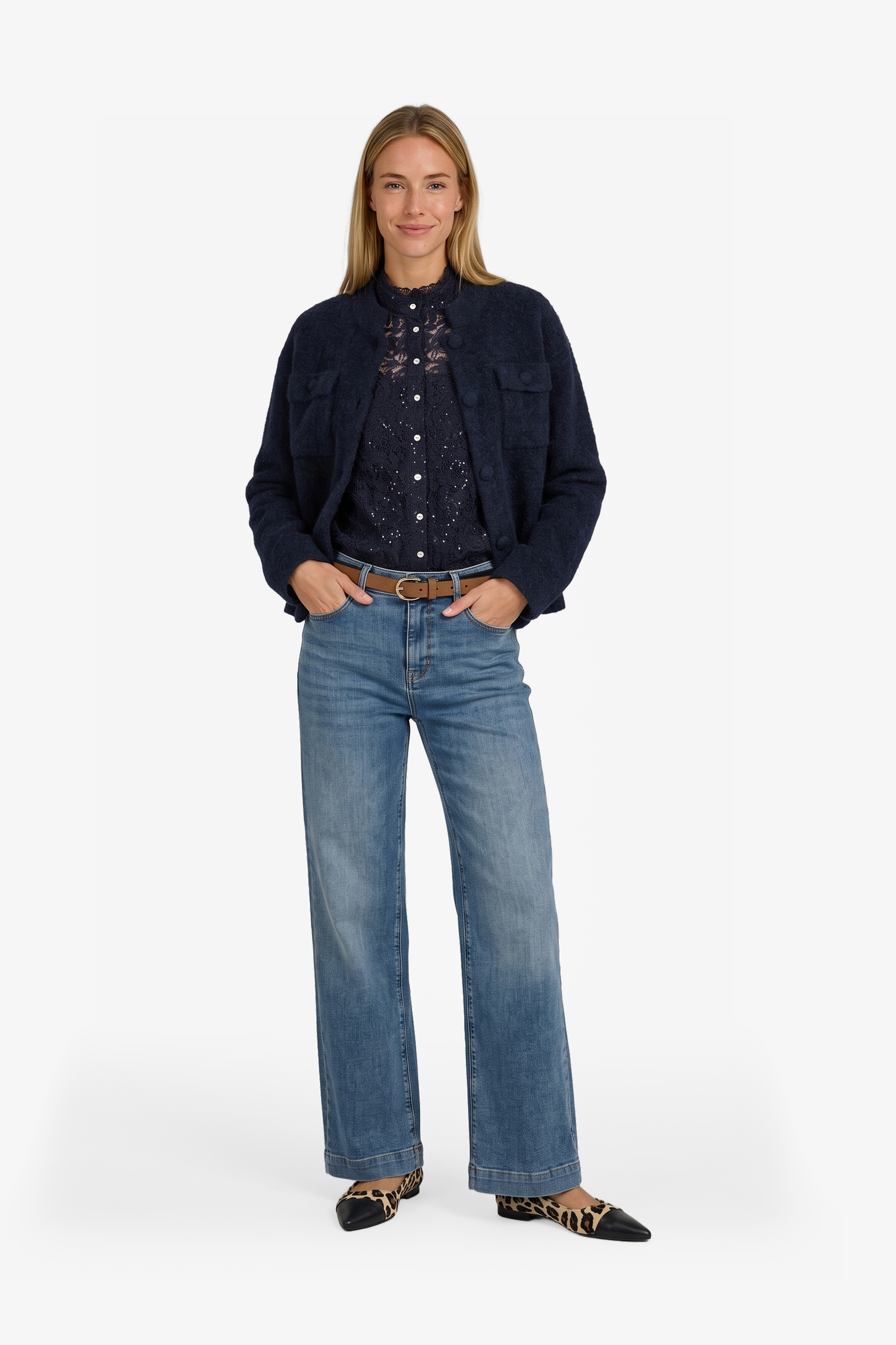 Rosina Blouse Marine-navy