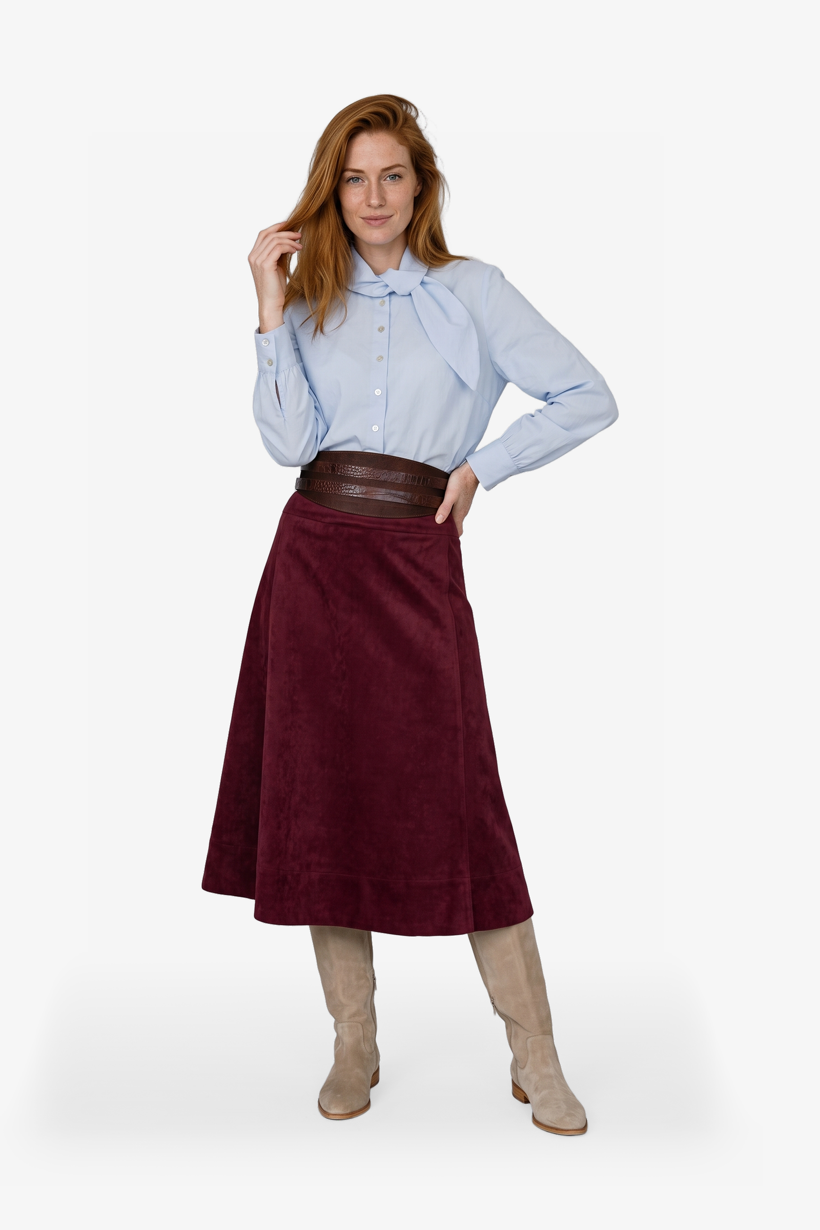 Rineke Blouse Licht Blauw