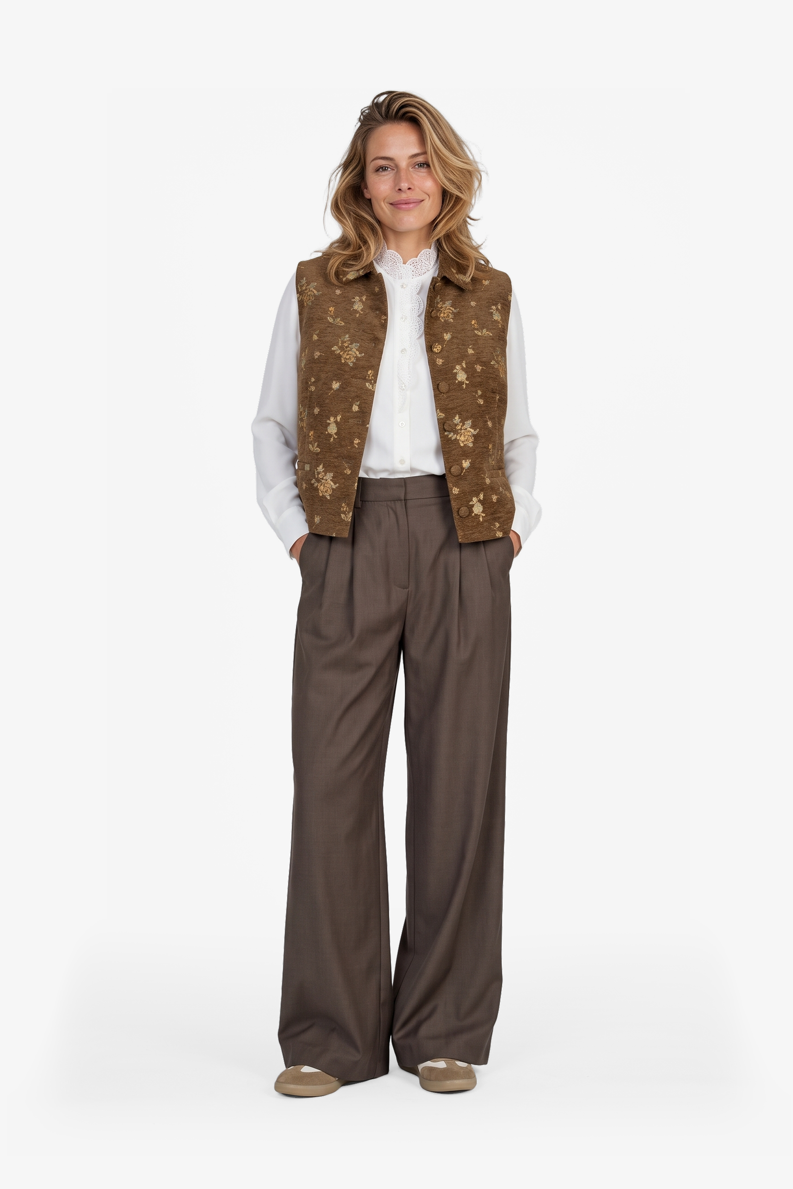 Prairie Pantalon Brun Foncé