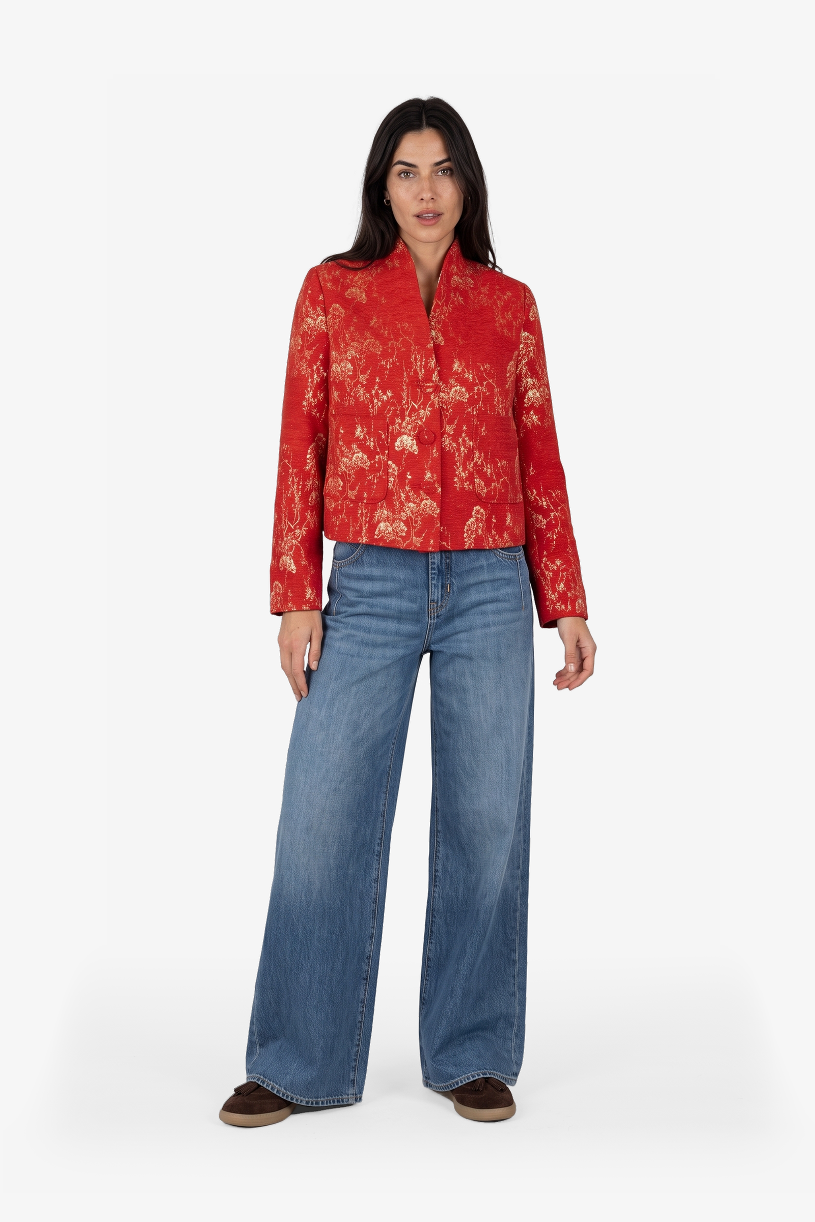 Palazzo Denim Blauw Wash