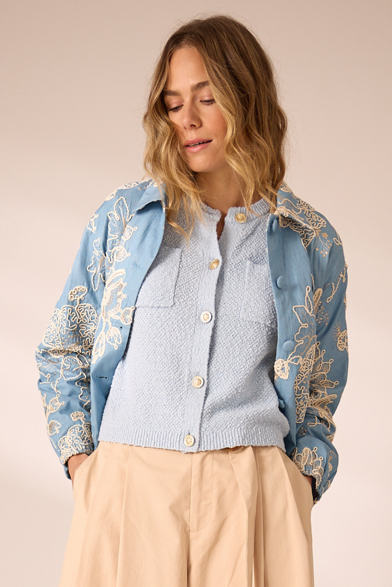 Louise Vestjas Licht Blauw