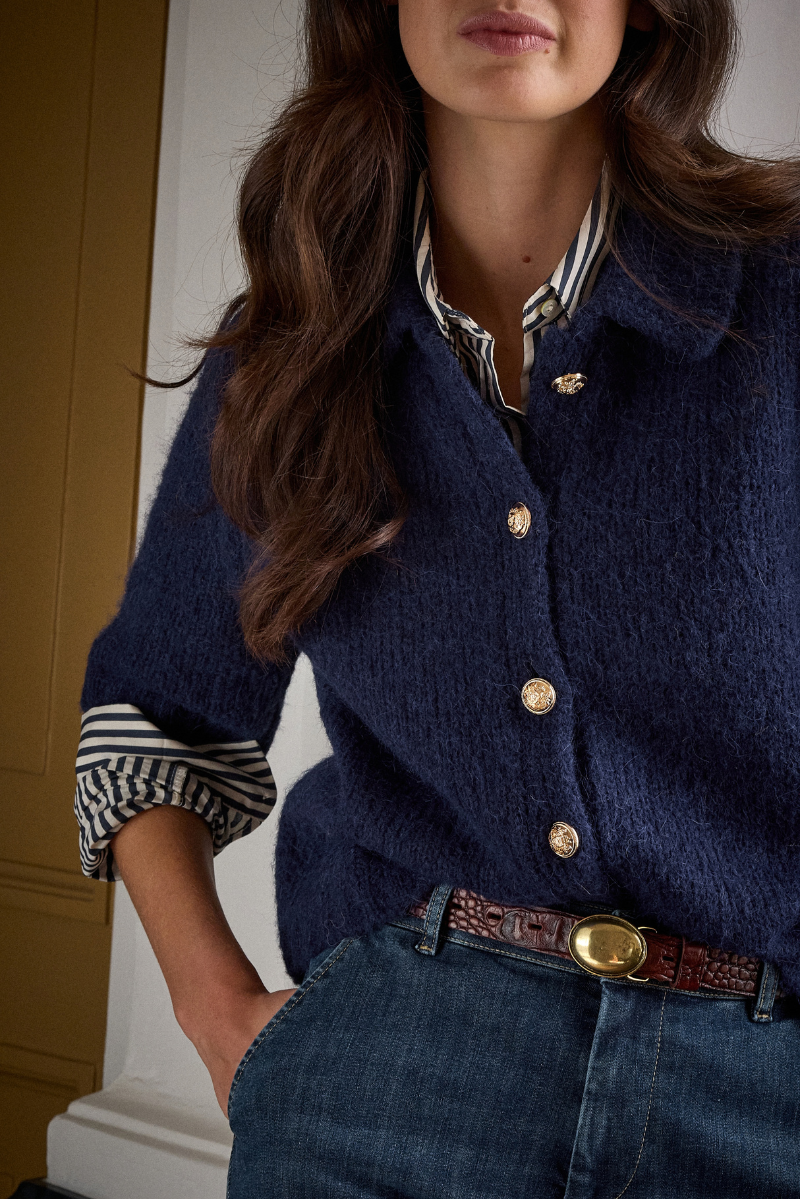 Brenda Vest Marine-navy
