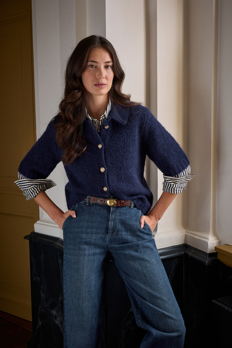 Brenda Vest Marine-navy