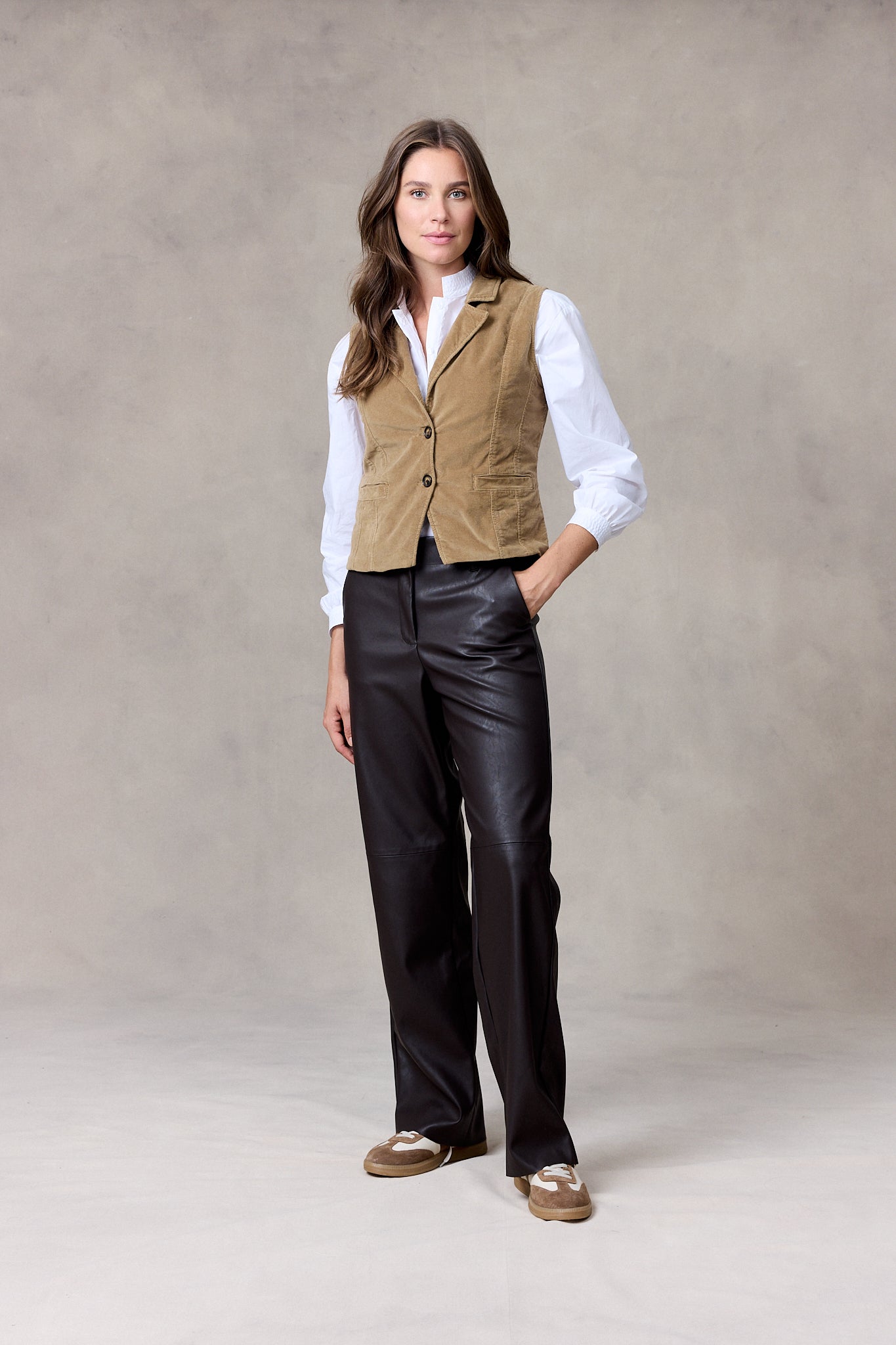 Britt Gilet Camel