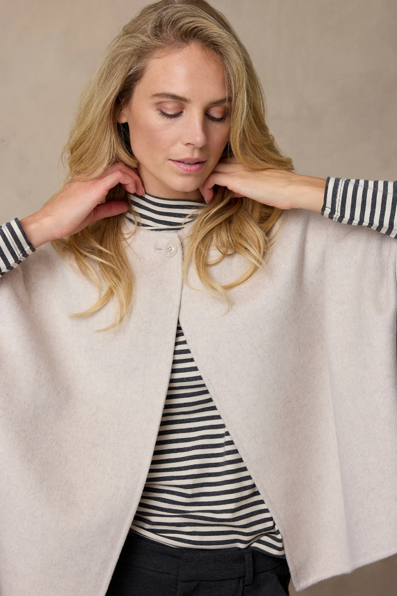 Nina Top Anthracite Print