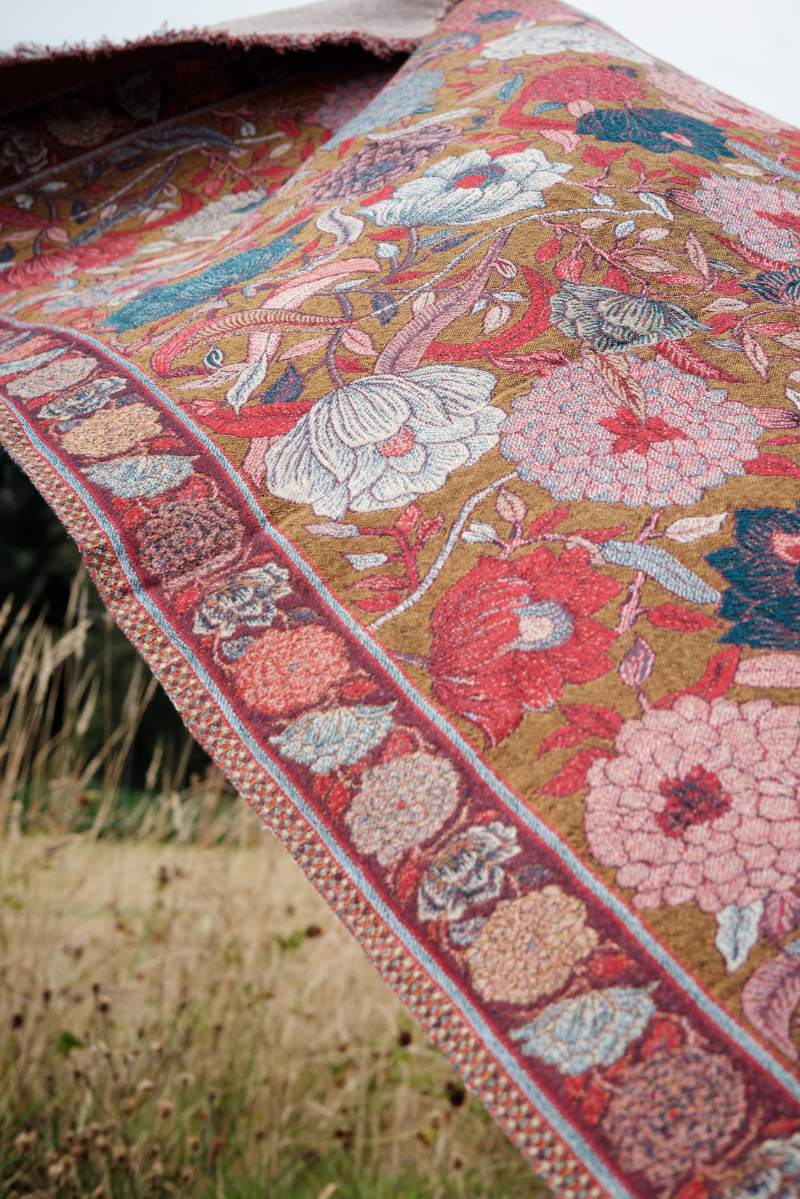 Hinte Shawl Roze Print