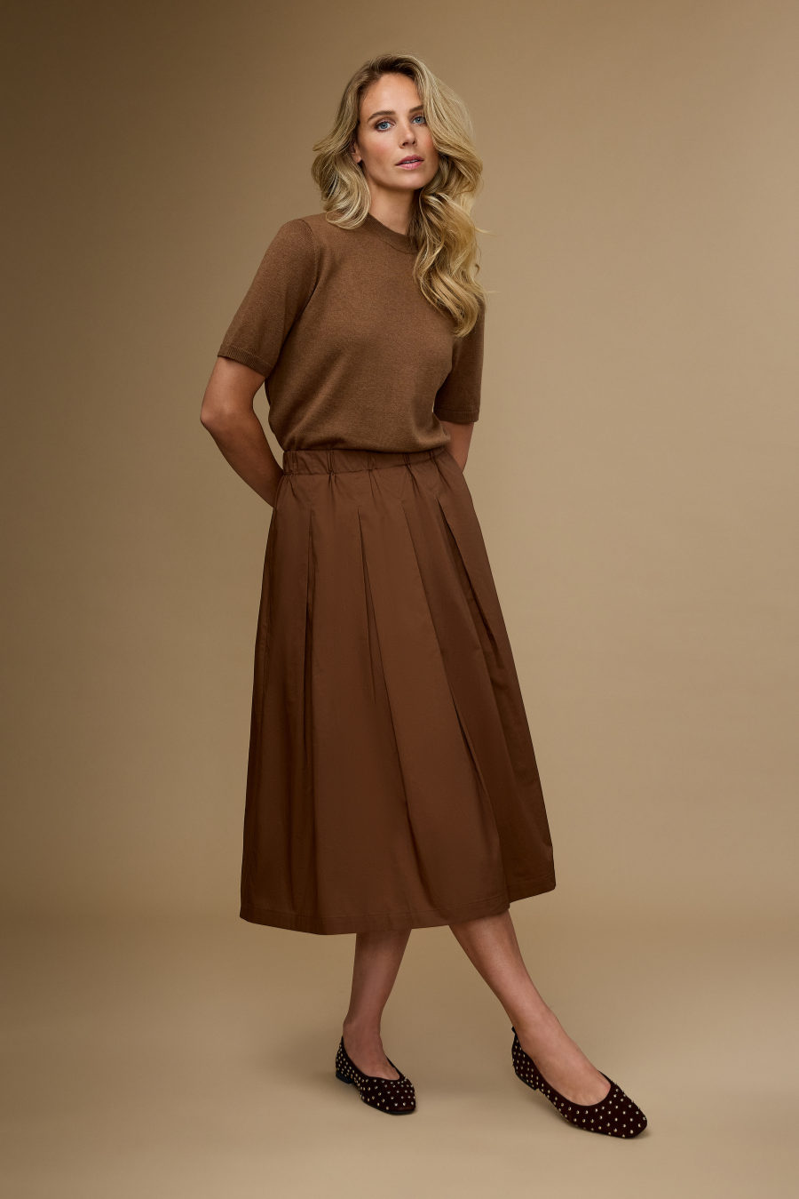 Rosa Skirt Brown
