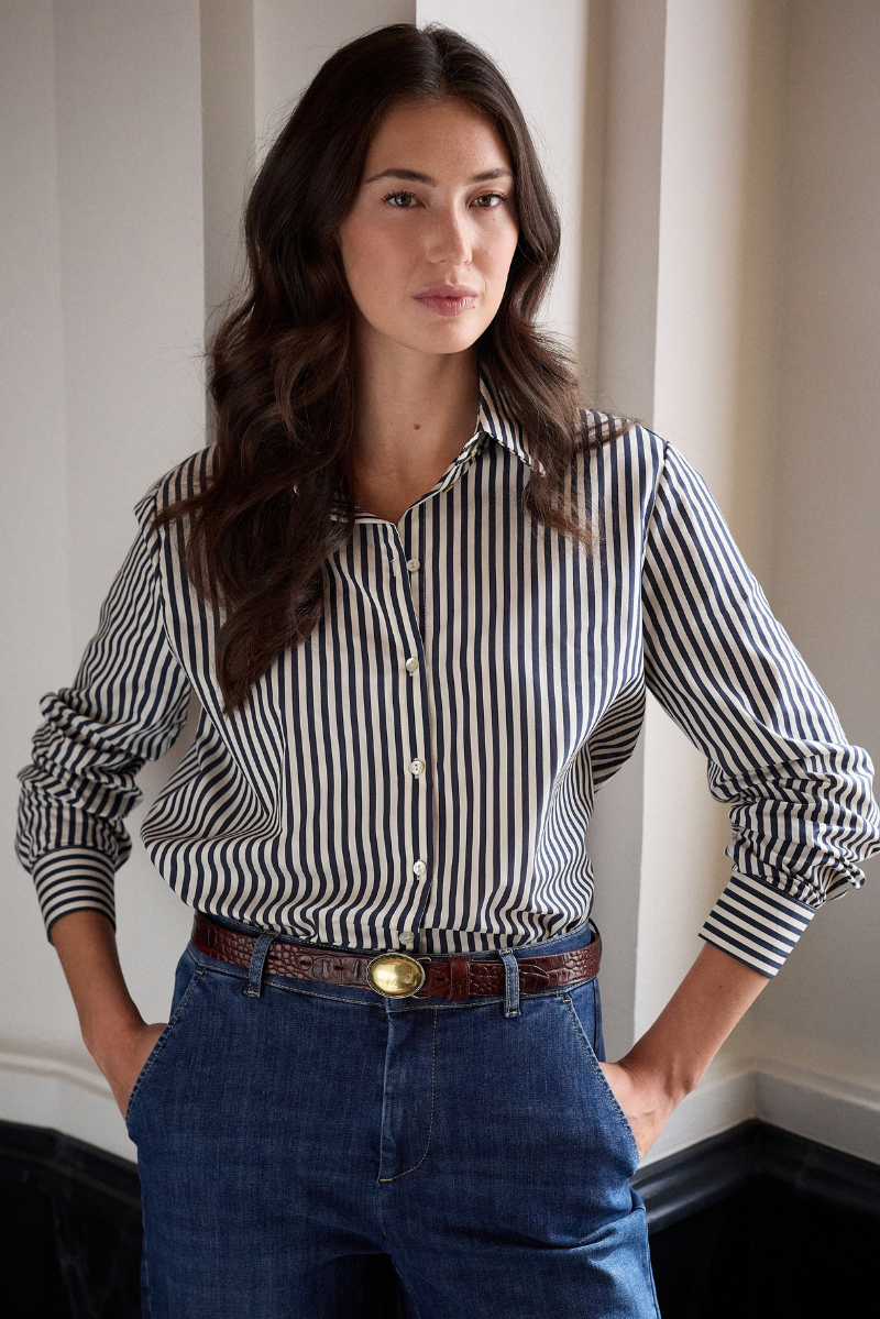 Sienna Blouse Marine-navy Print